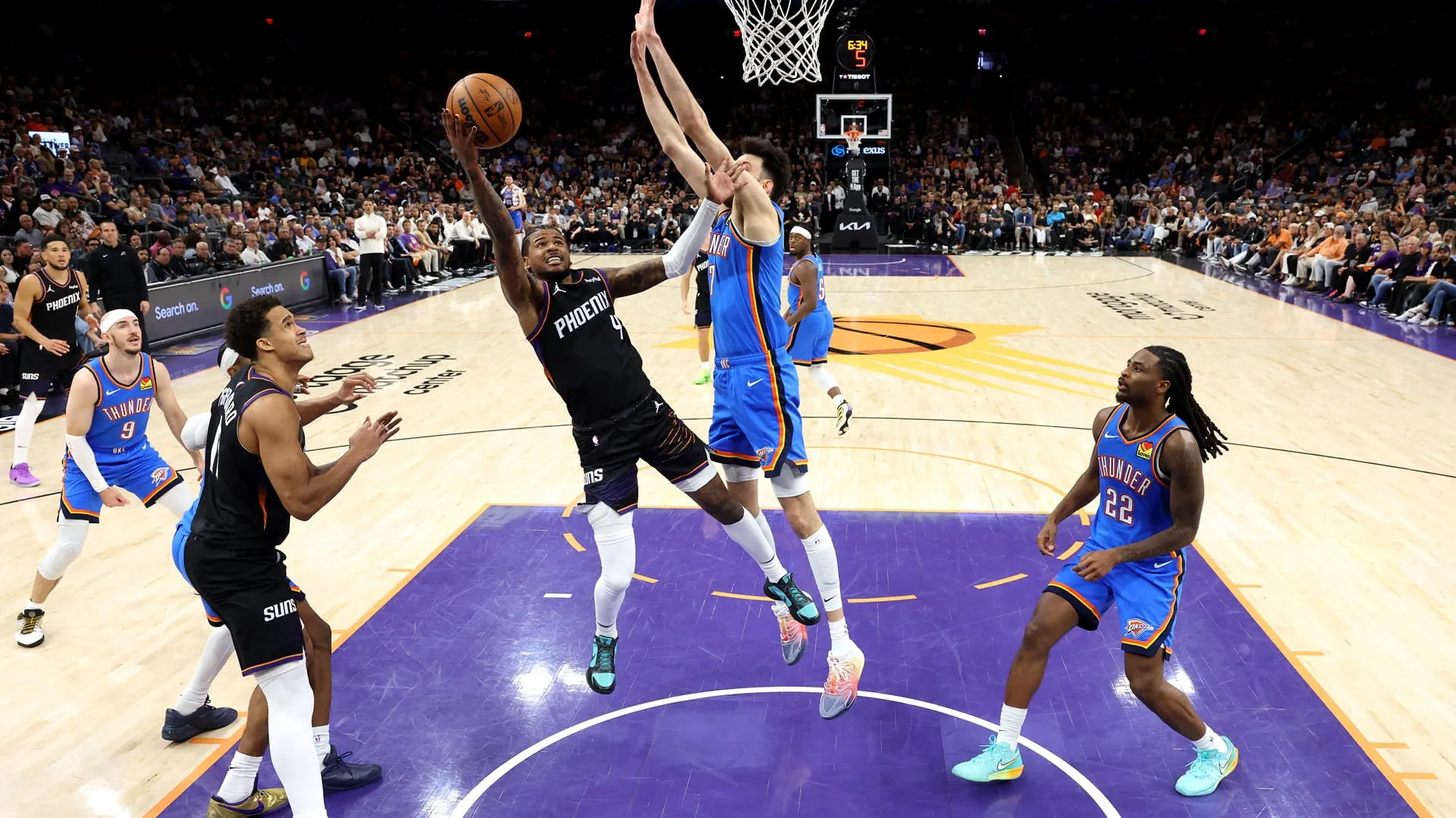 Oklahoma City Thunder advance to second round of NBA Playoffs 