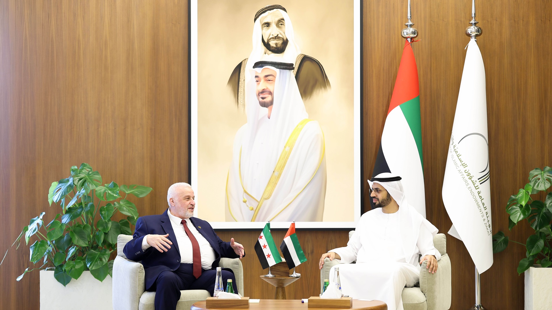 صورة بعنوان: وزير الأوقاف السوري: الإمارات نموذج عالمي رائد في التعايش والسلام 