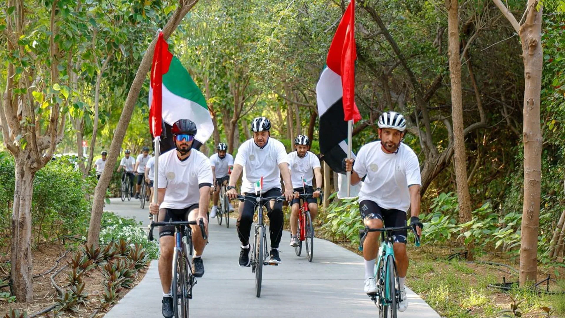 Sharjah Police hosts ‘Our Flag Our Pride’ cycling event