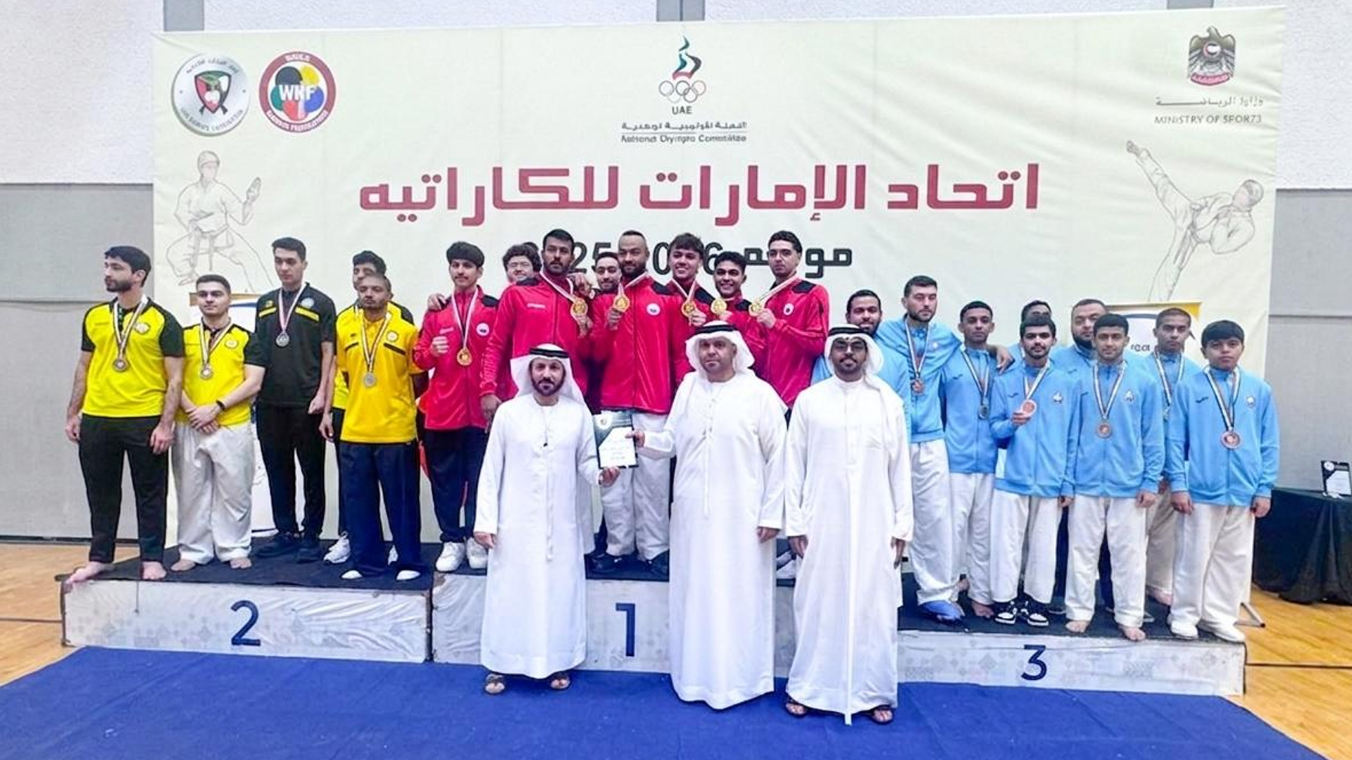 Al Dhaid Club excels at Karate League Finale  
