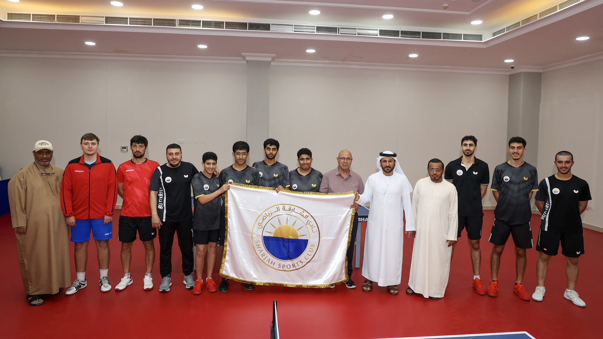 Image for the title: Sharjah Club wins Youth Table Tennis League title for third time 