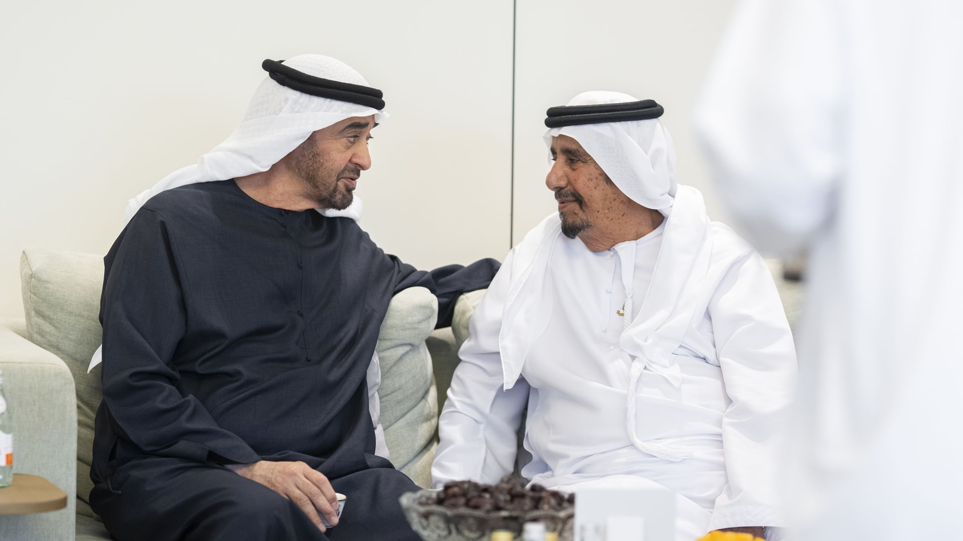 Image for the title: UAE President visits Mohammed Al Khaili in Al Ain 