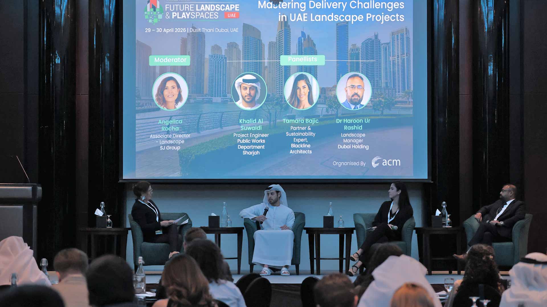 أشغال الشارقة تشارك في مؤتمر Future Landscape & Playspaces 2026 