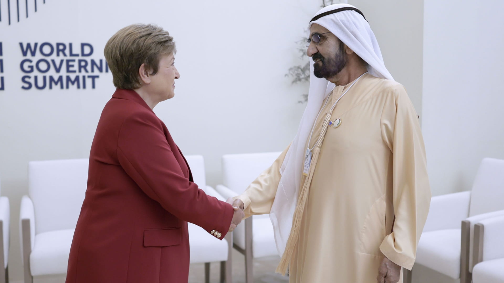 Mohammed bin Rashid, IMF Chief discuss global economic stability 