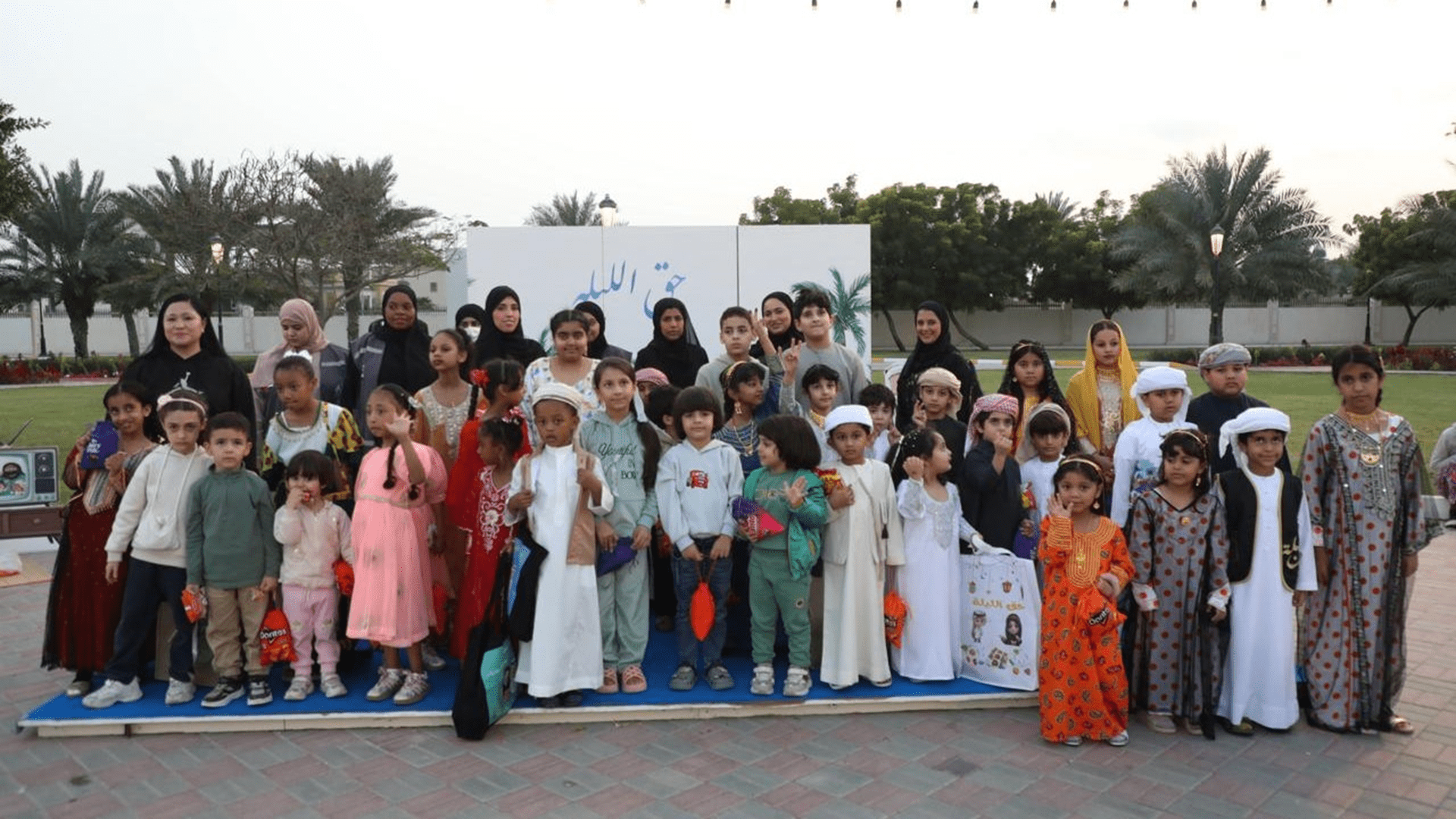 Al Hamriyah Municipality celebrates “Haq Al Laila” with families 