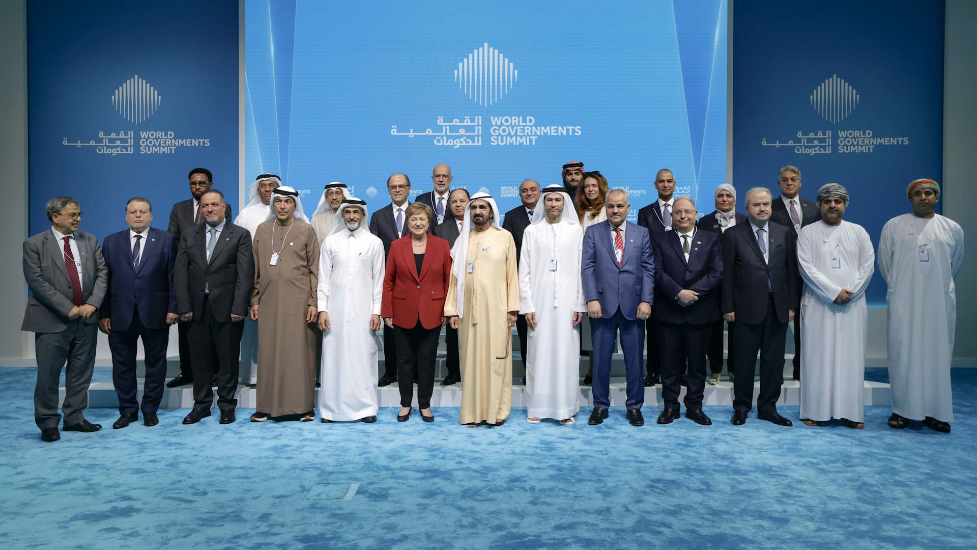 Mohammed bin Rashid welcomes Arab Finance Ministers at WGS 2026 