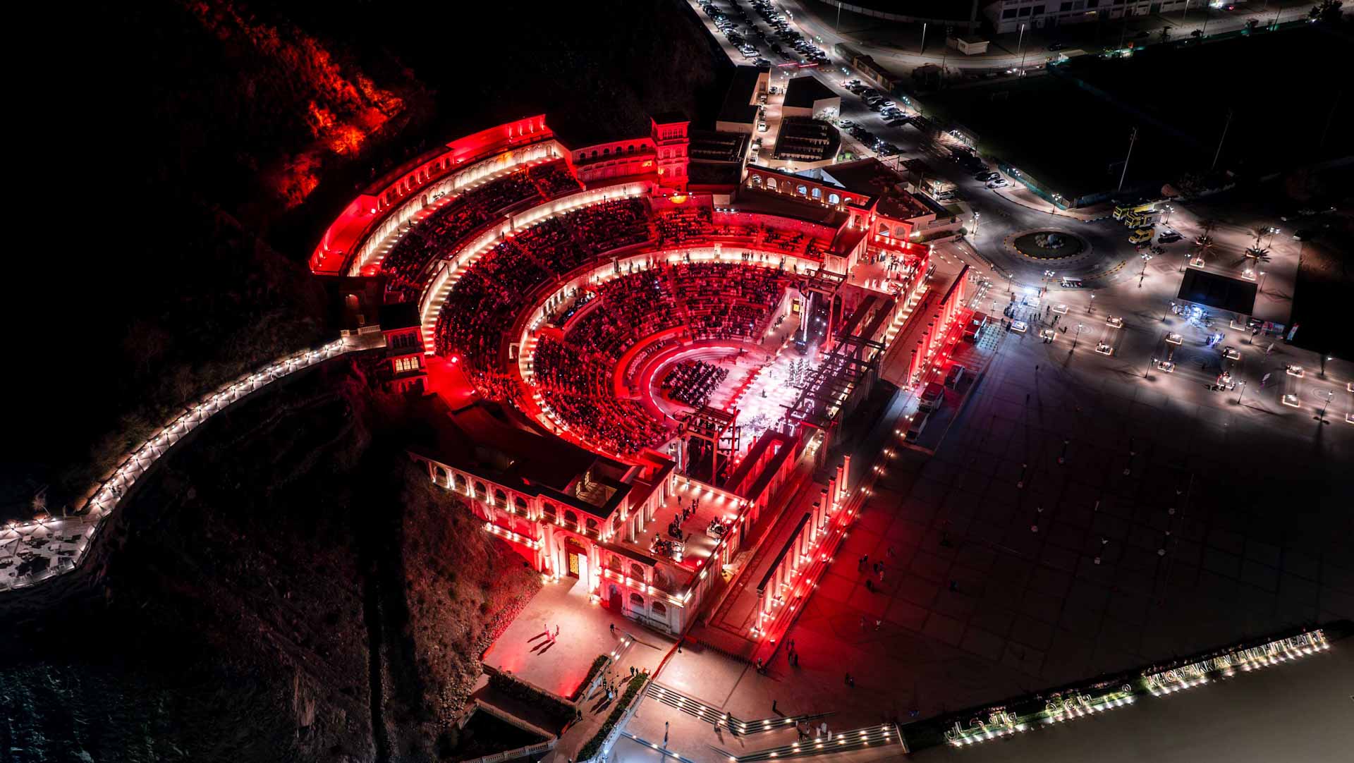 Majid Al Muhandis lights up Khorfakkan Amphitheatre on April 4