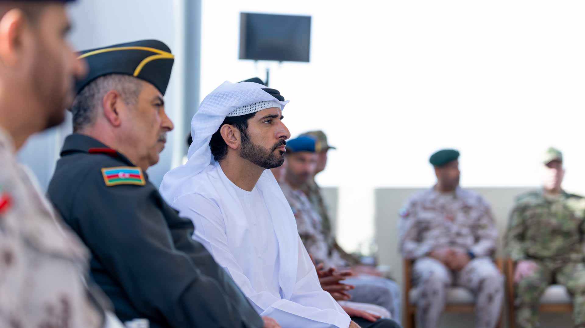 حمدان بن محمد يشهد تمرين "درع السلام 2026"  