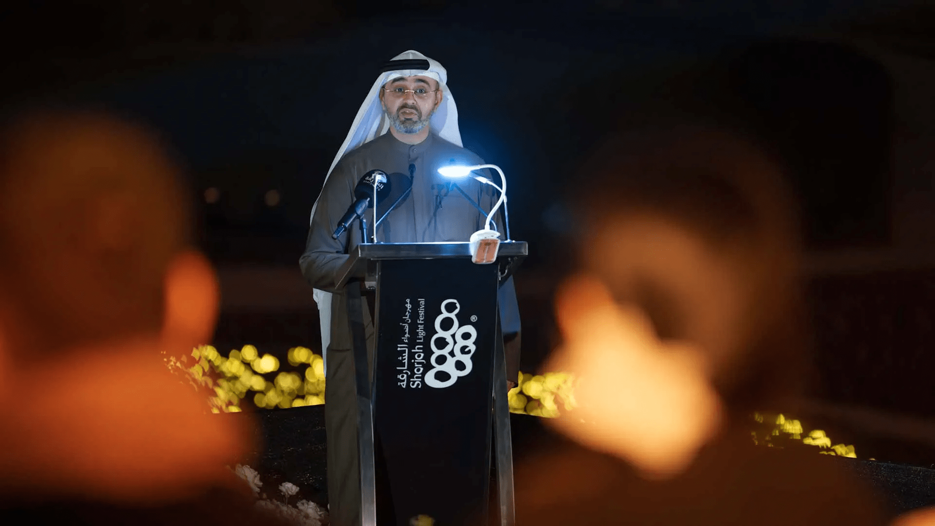 Sultan bin Ahmed witnesses launch of 15th Sharjah Light Festival 3