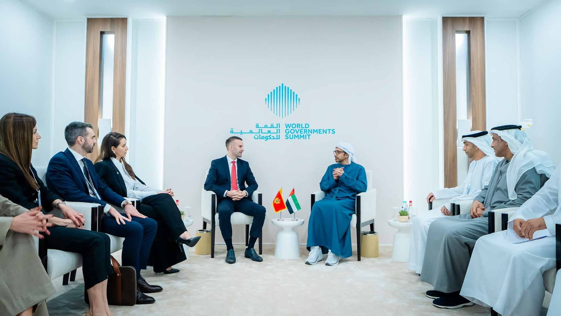 Abdullah bin Zayed receives Montenegro Prime Minister  