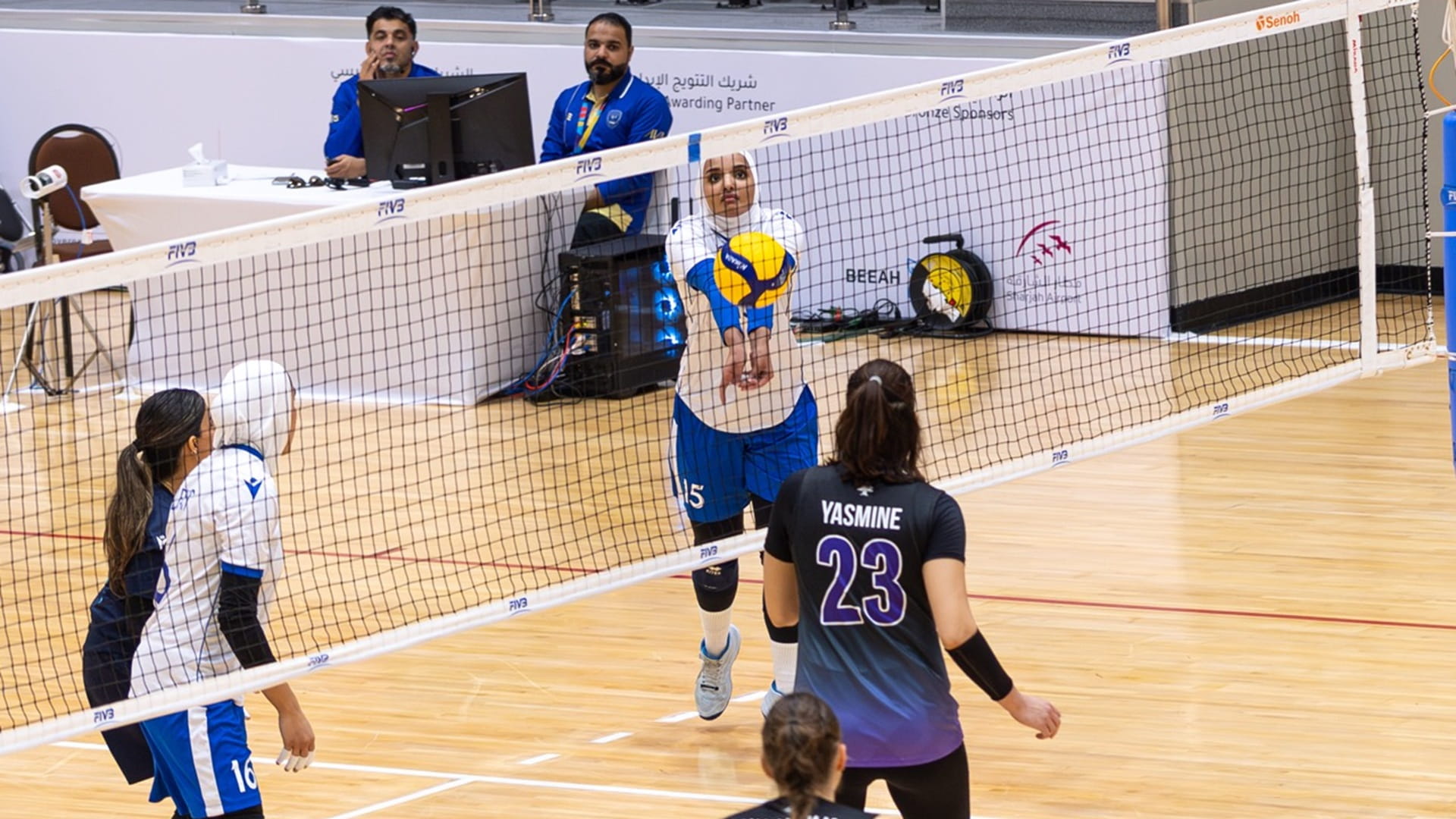 Emirati and Kuwaiti victories in AWST volleyball competitions