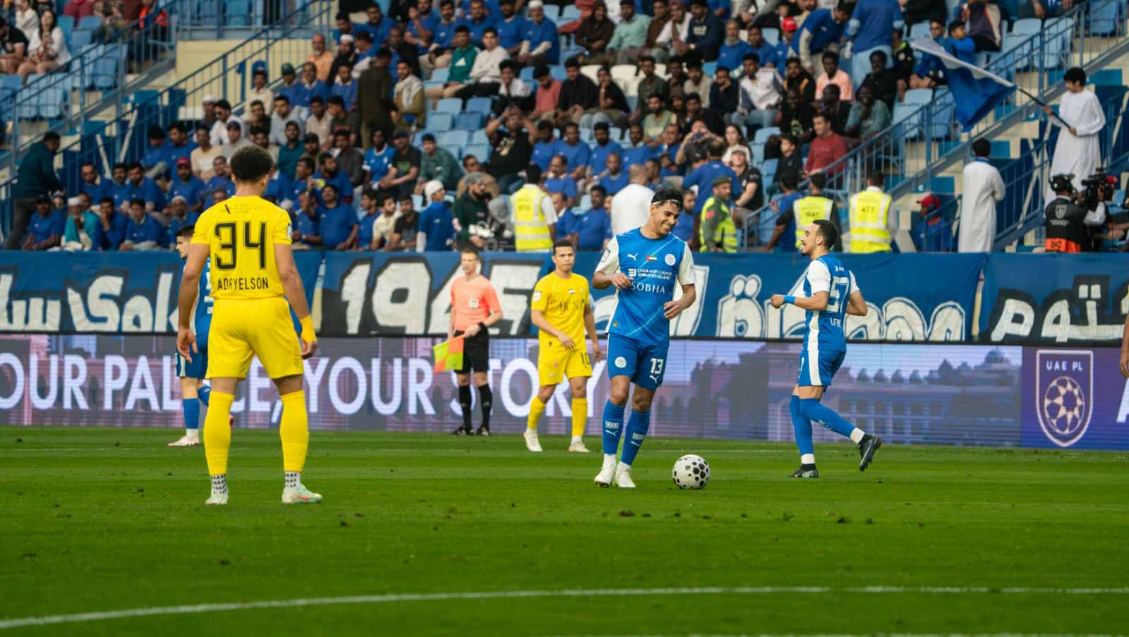 التعادل يحسم قمة النصر والوصل في دوري أدنوك للمحترفين