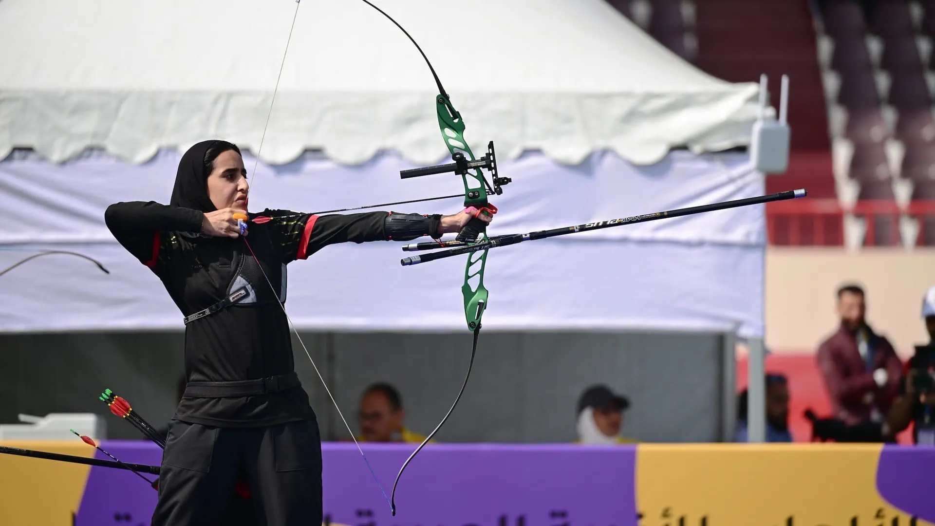 Sara Al Marzooqi’s archery shaped by service as much as sport 