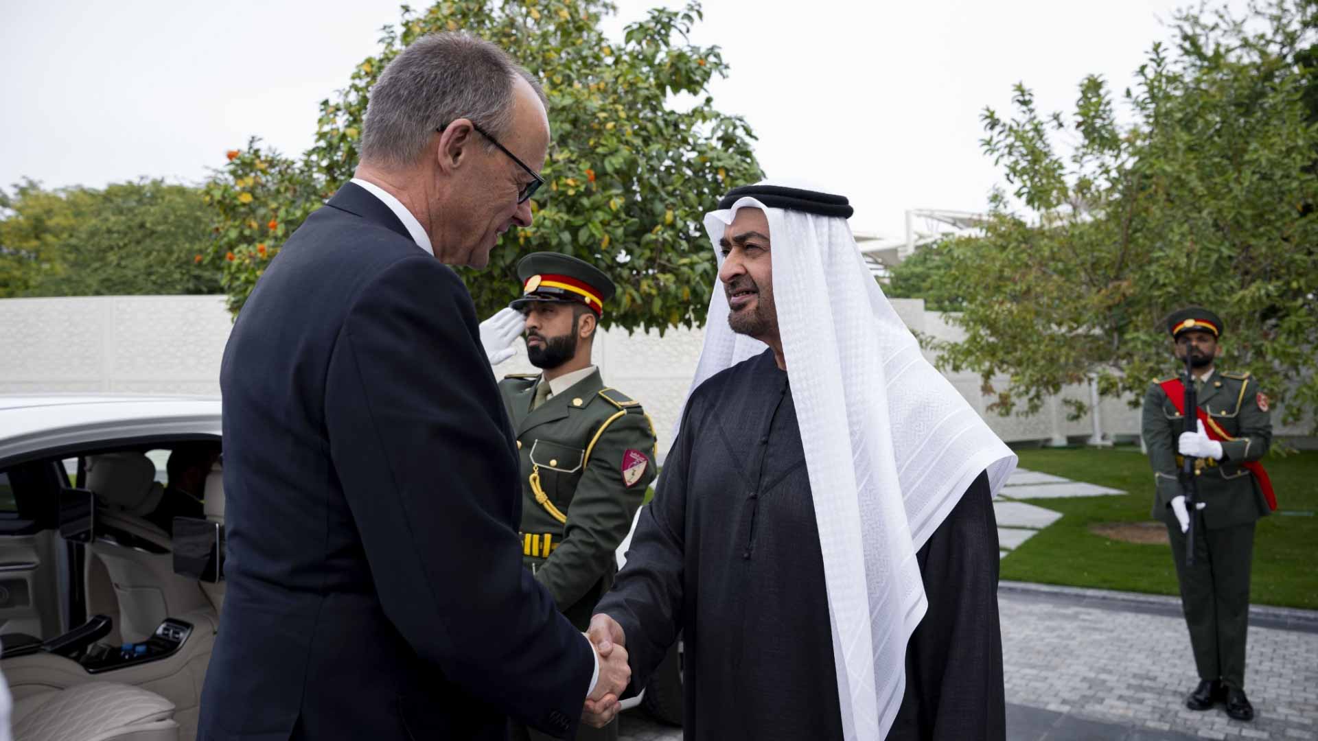 UAE President ,German Chancellor discuss bilateral ties