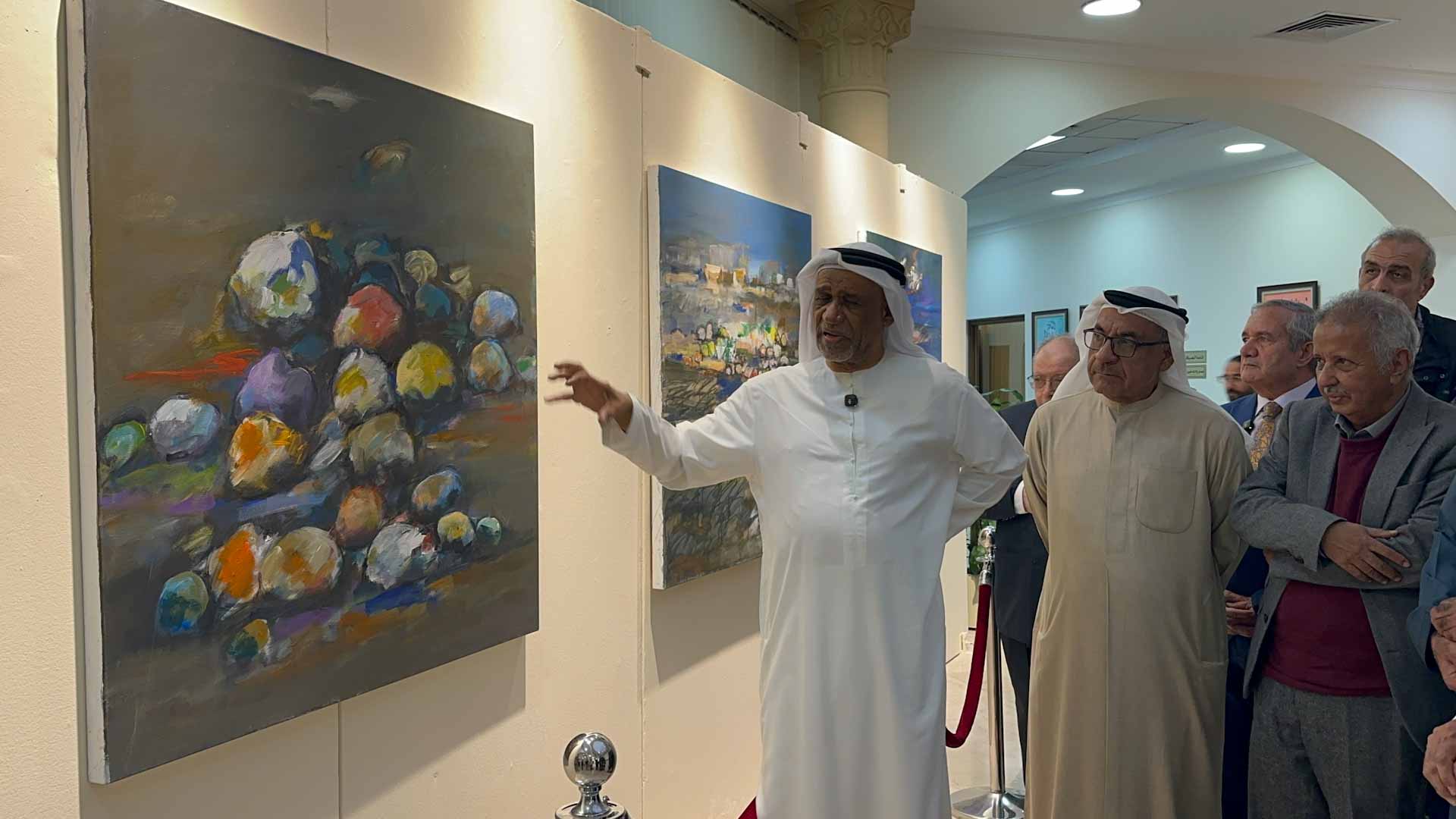 Arab Cultural Club opens exhibition by artist Abdulrahim Salem 