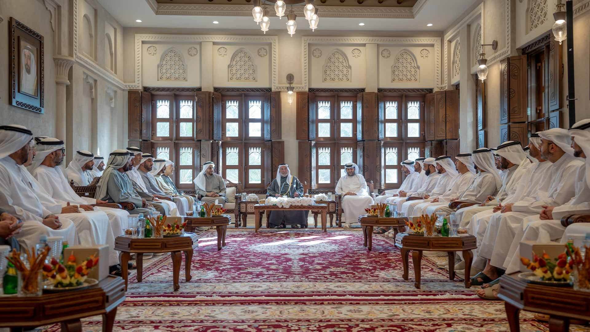 سلطان القاسمي يدشن مجلس الذيد الأدبي