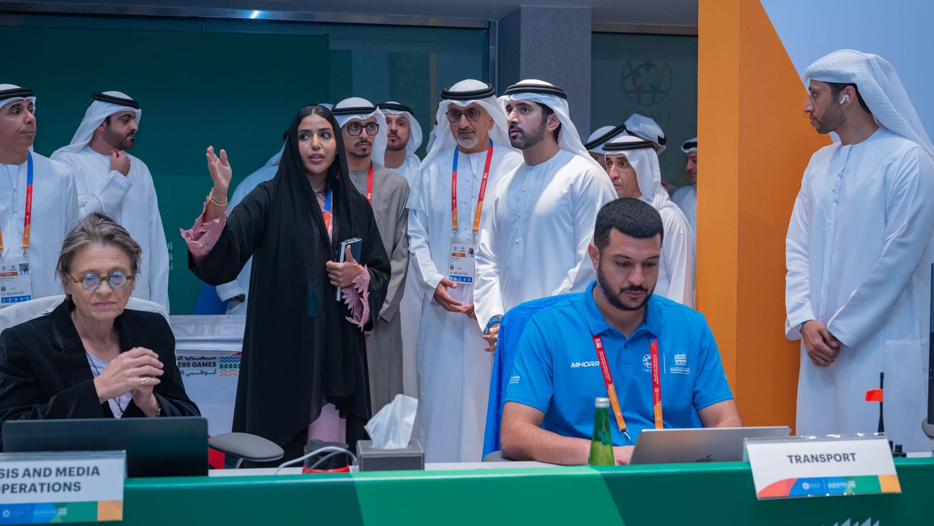 Hamdan bin Mohammed attends Open Masters Games Abu Dhabi 2026