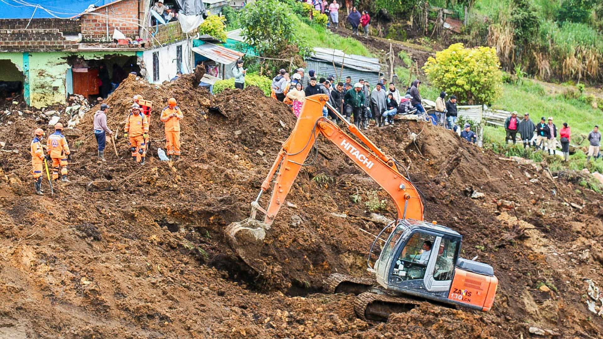 Torrential rain in Colombia leaves 13 dead 