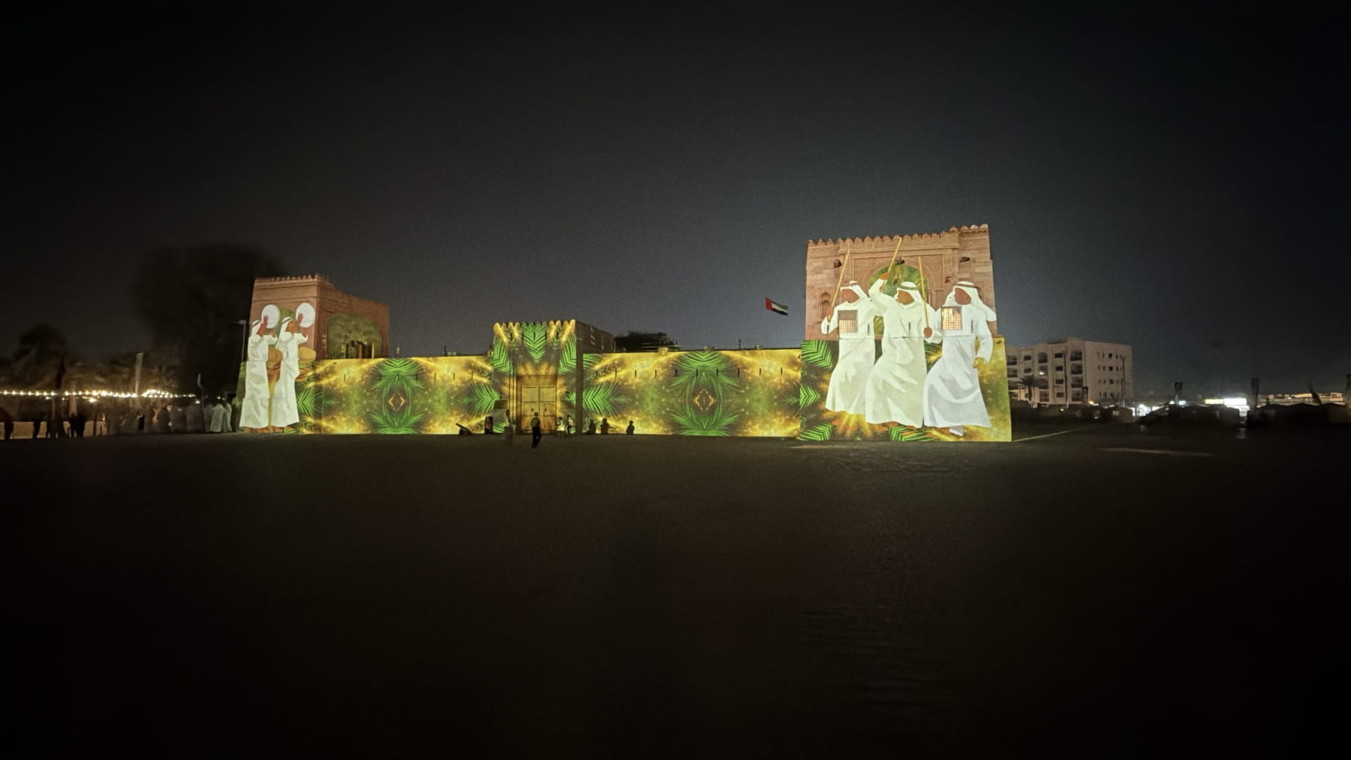 Image for the title: Al Dhaid Fort’s history narrated via Sharjah’s light shows 