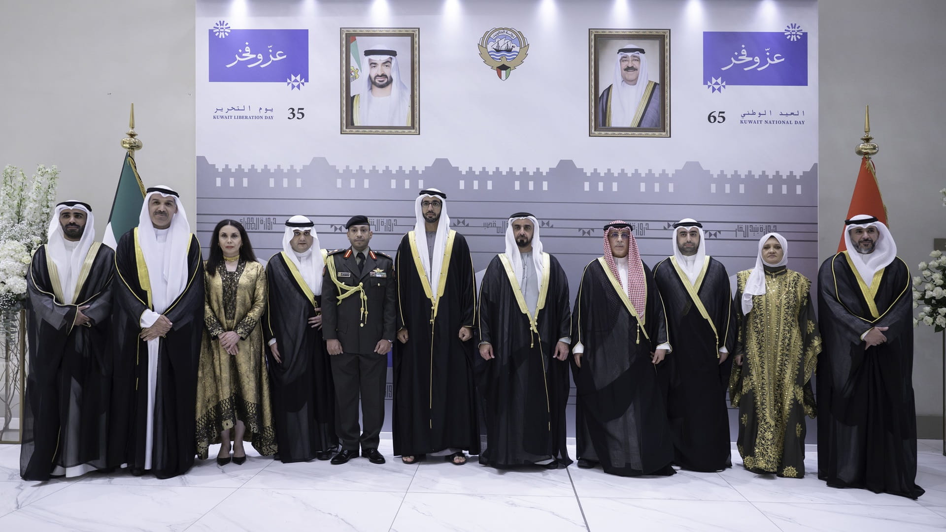 Saif bin Zayed attends Kuwait National, Liberation Days reception