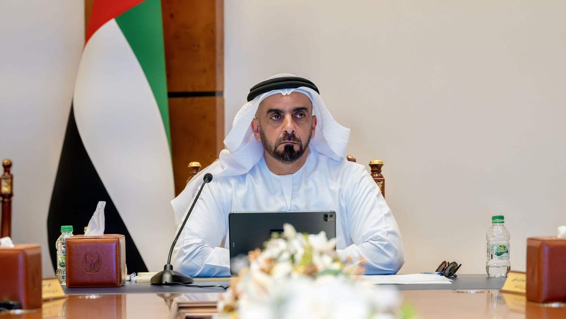 صورة بعنوان: سيف بن زايد يترأس اجتماع مجلس قيادات الشرطة بوزارة الداخلية 