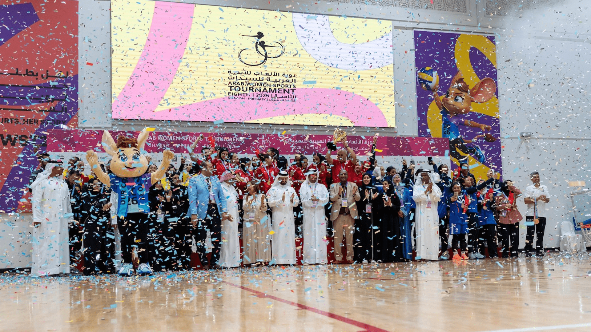 Sharjah claim AWST 2026 volleyball title with 3–0 win