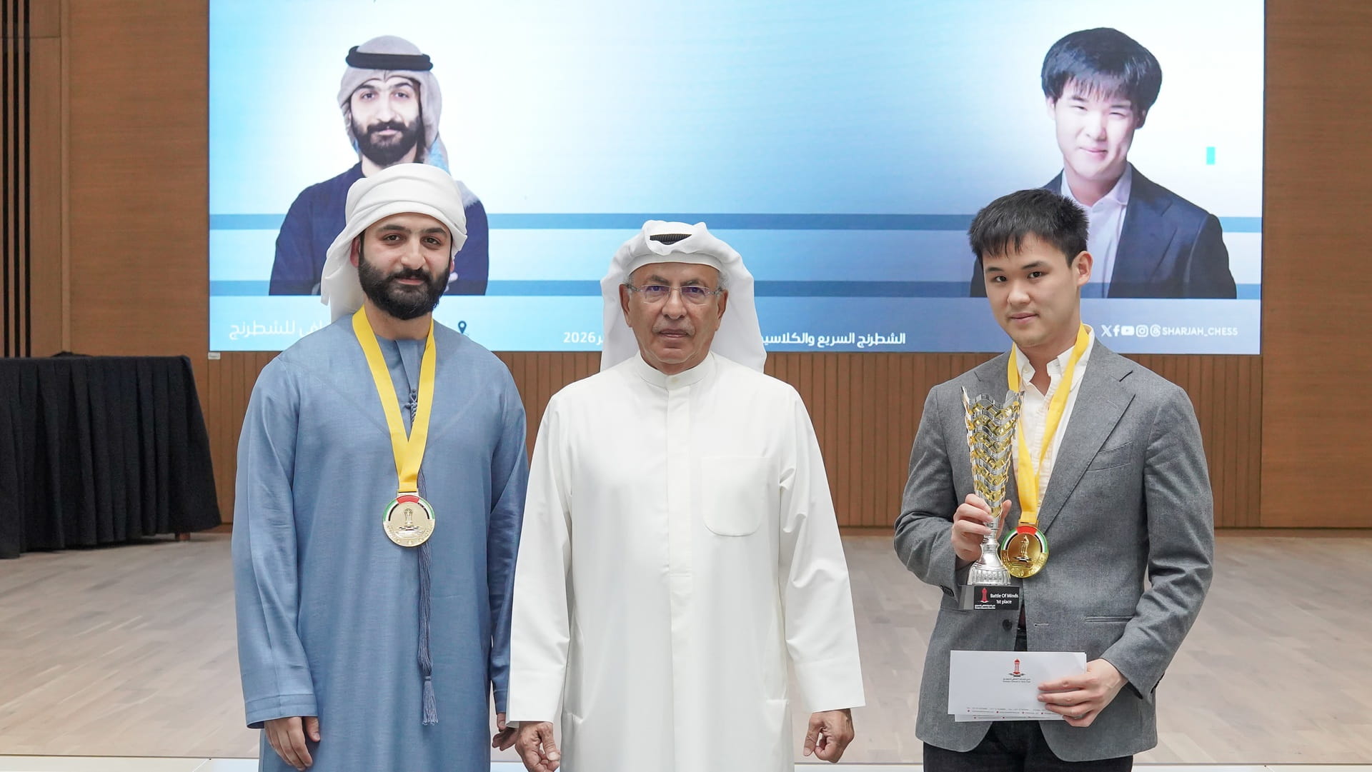نادي الشارقة الثقافي للشطرنج يختتم بطولة "تحدي العقول" 