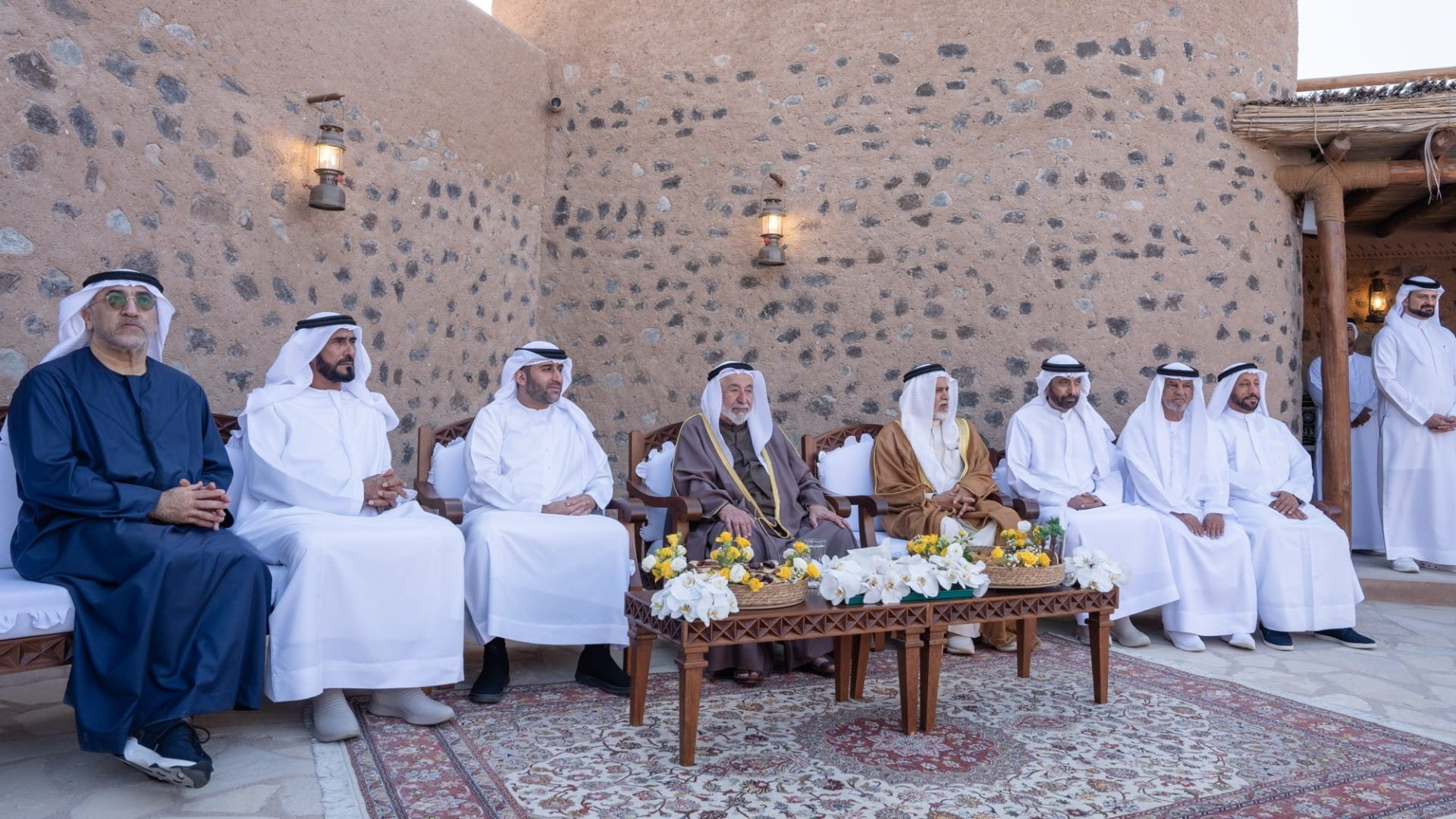 حاكم الشارقة يفتتح حصن فِلي بعد أعمال الترميم وإحياء المنطقة