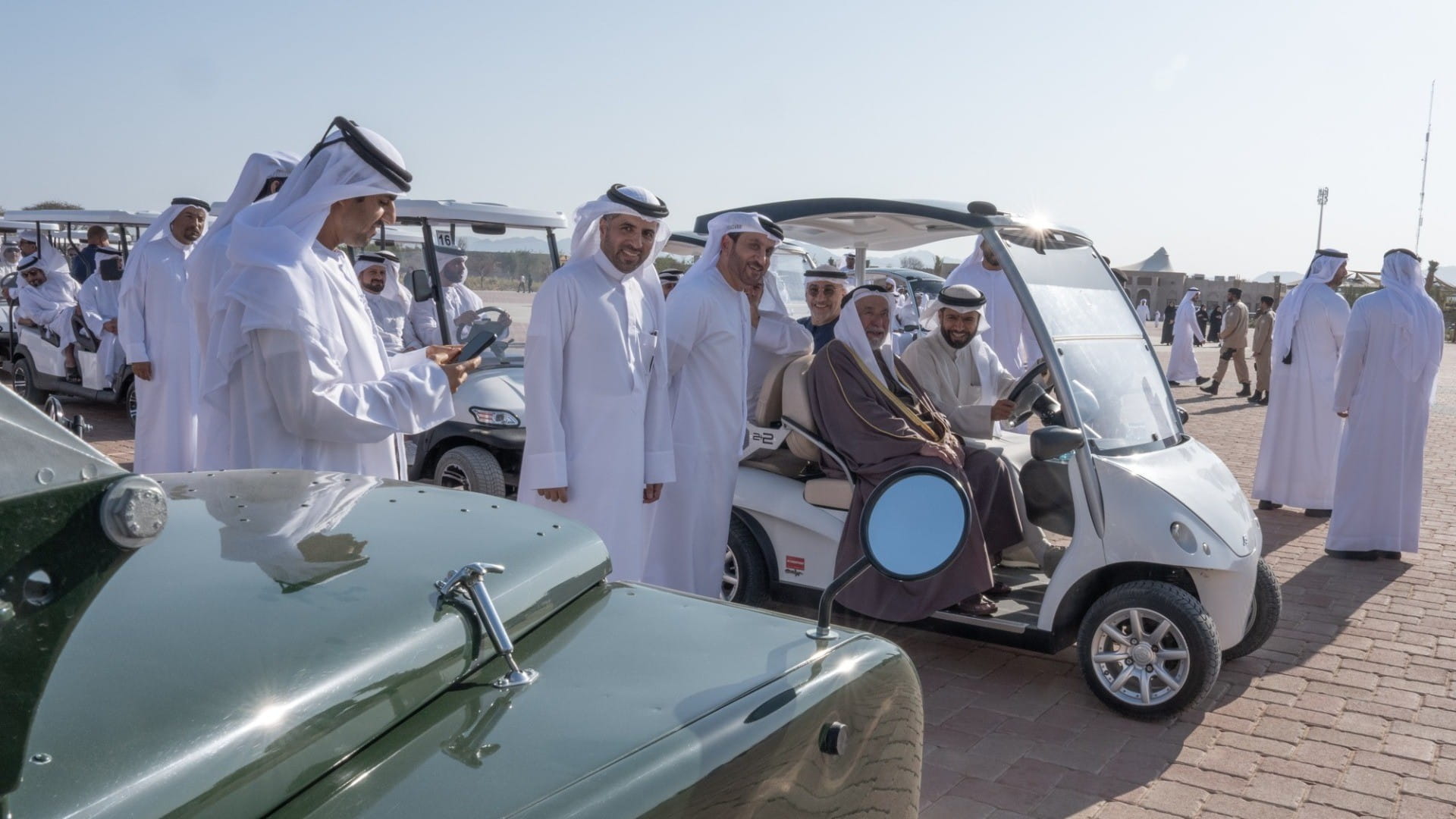 سلطان القاسمي يفتتح سوق فِلي التراثي