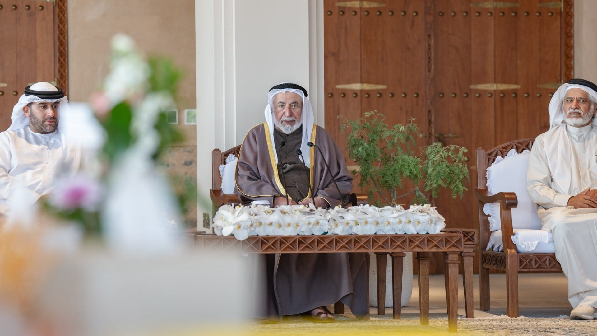 سلطان القاسمي يفتتح سوق فِلي التراثي