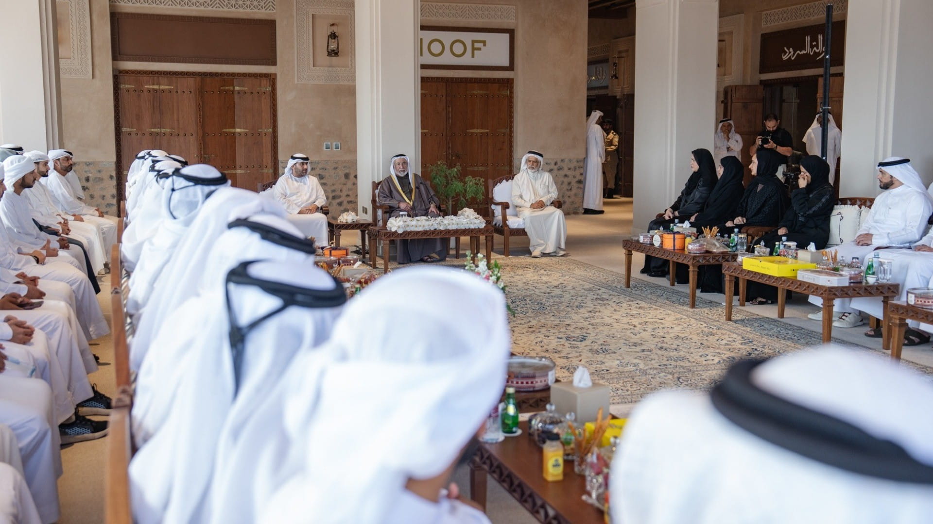 سلطان القاسمي يفتتح سوق فِلي التراثي