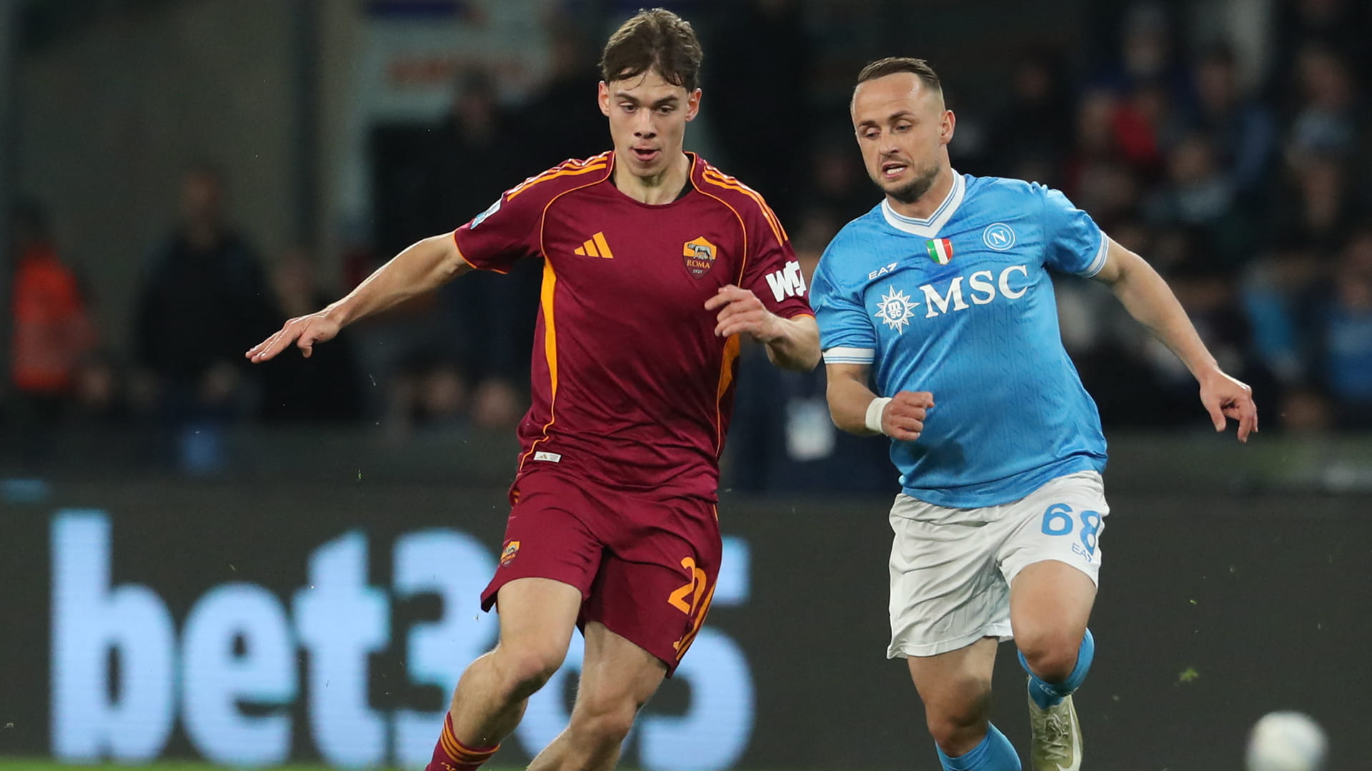 Napoli snatch a late draw against Roma in Serie A
