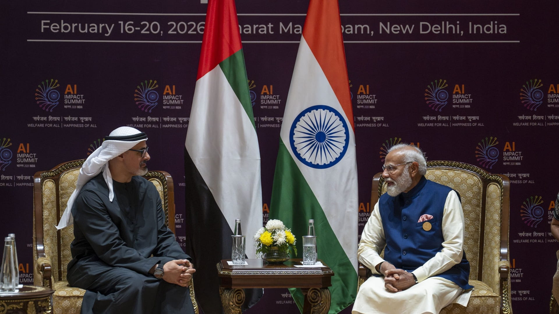 AD CP meets PM of India on sidelines of AI Impact Summit