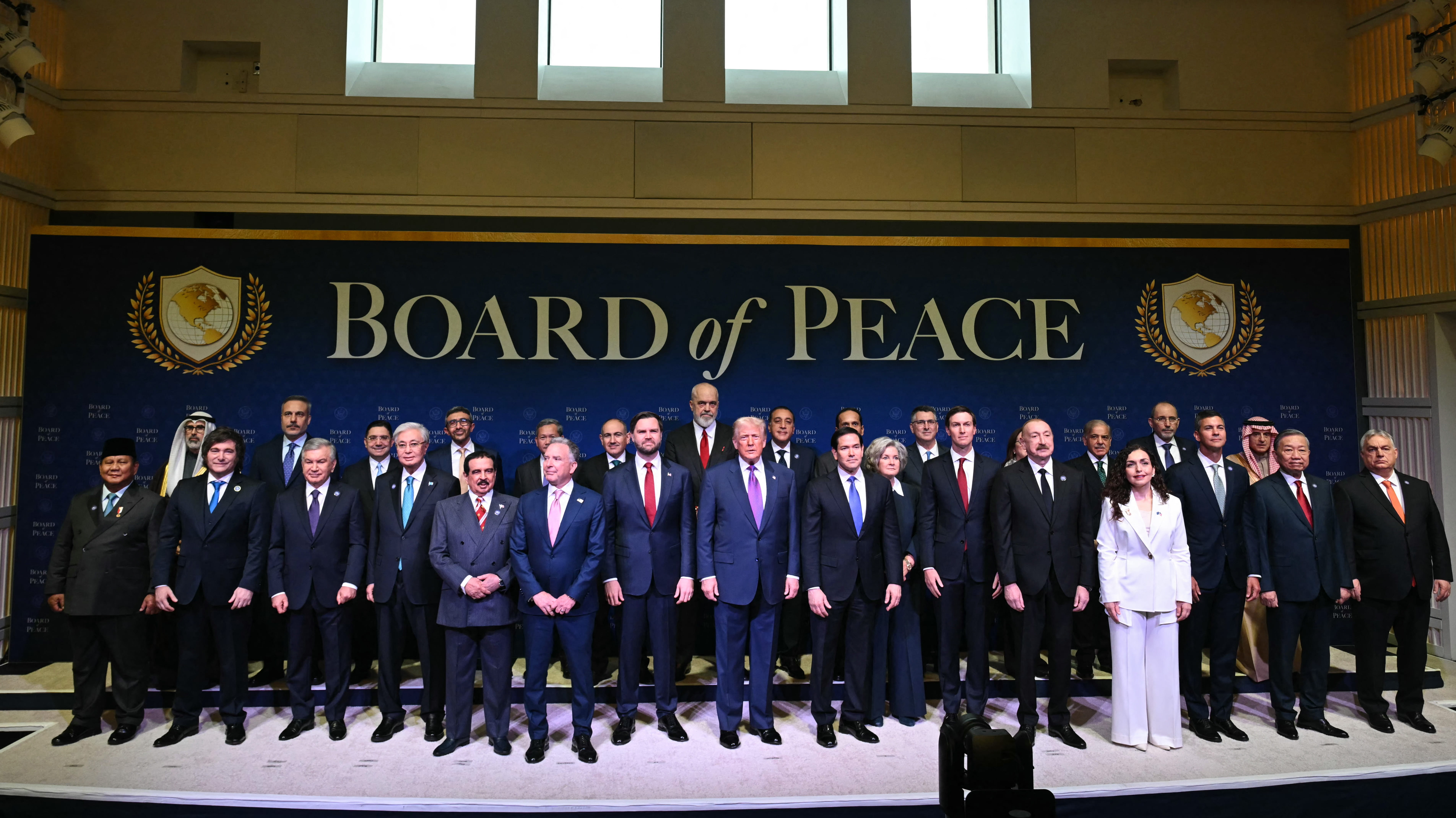 Trump launches Gaza “Board of Peace,” sets Iran deadline 