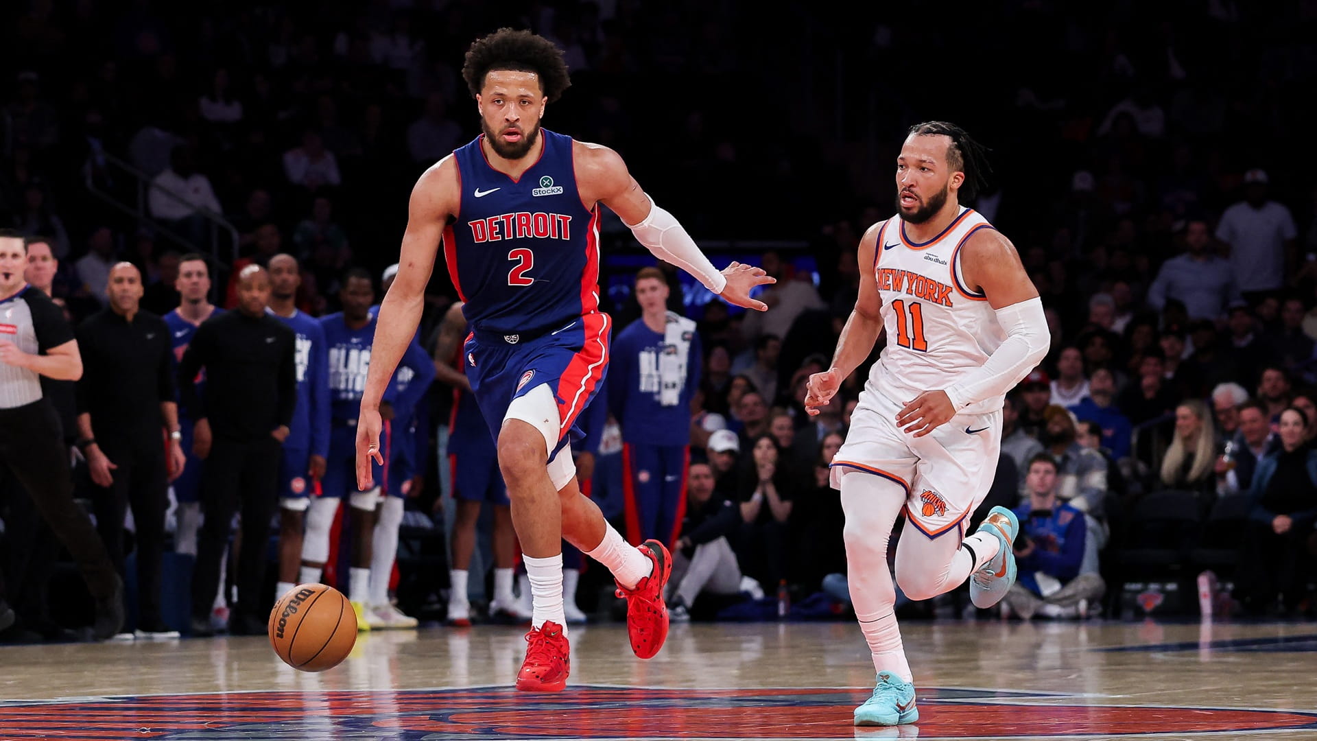 صورة بعنوان: ديترويت بيستونز يتخطى بسهولة نيويورك نيكس في الـ NBA 