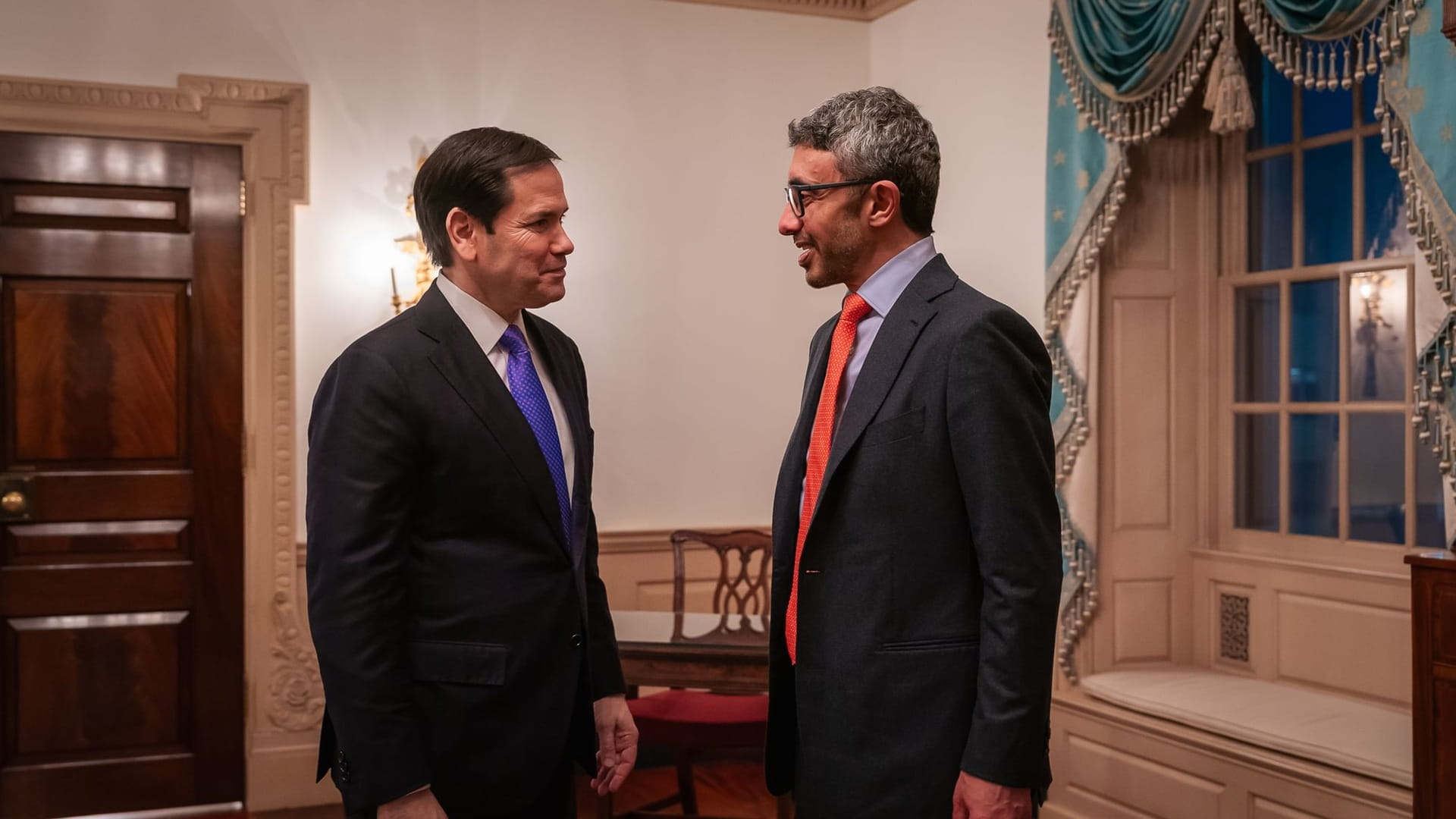Abdullah bin Zayed, Rubio discuss regional situation