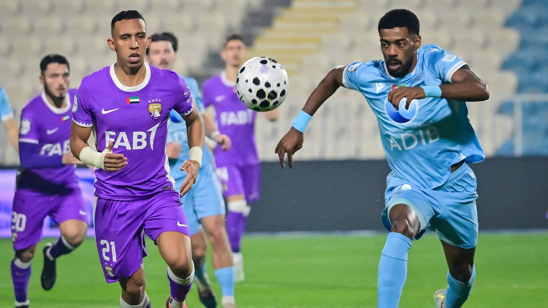 العين يفوز على بني ياس بثلاثية في دوري أدنوك للمحترفين 