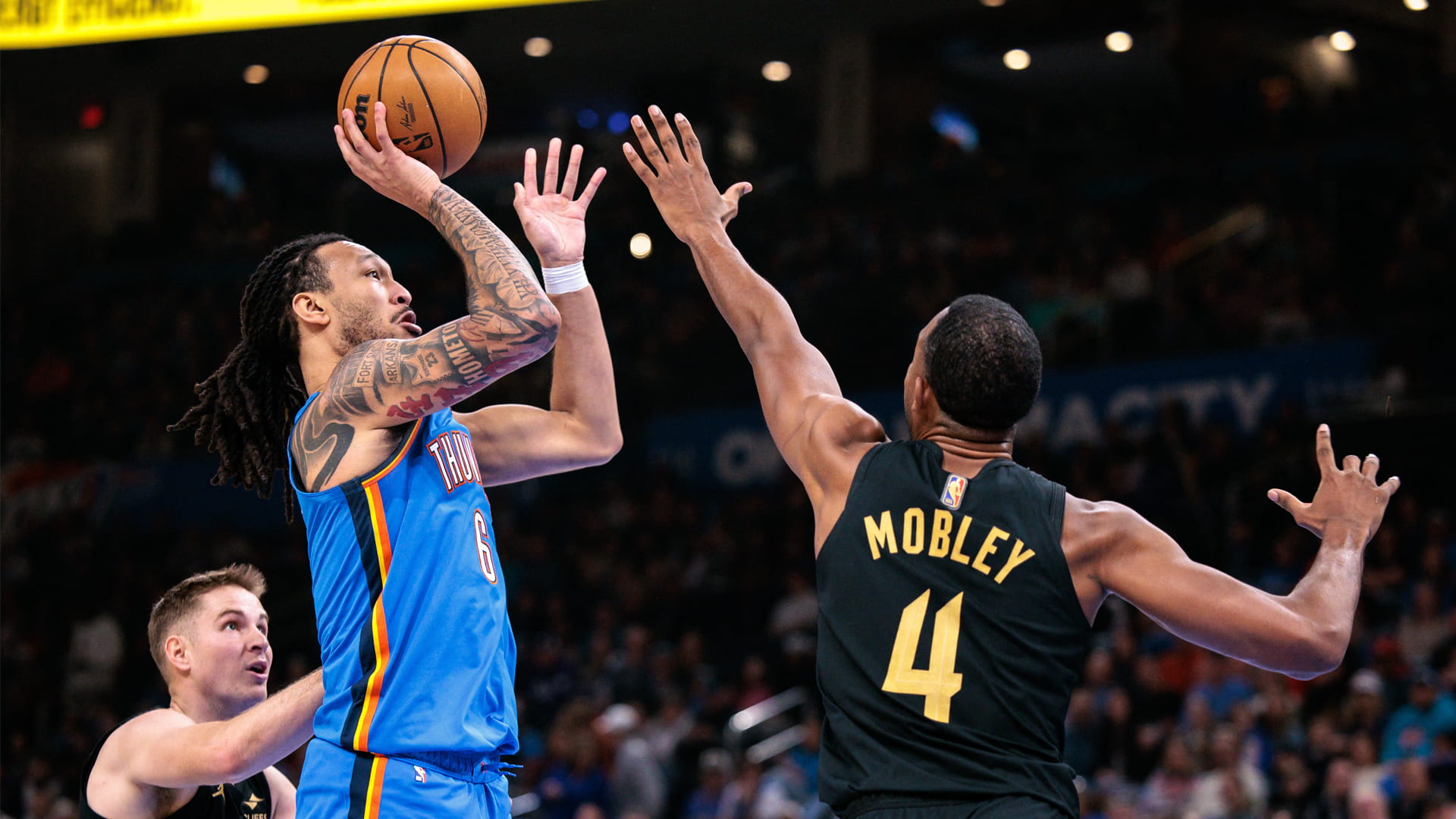 Oklahoma City stuns cavaliers with 21 three pointers