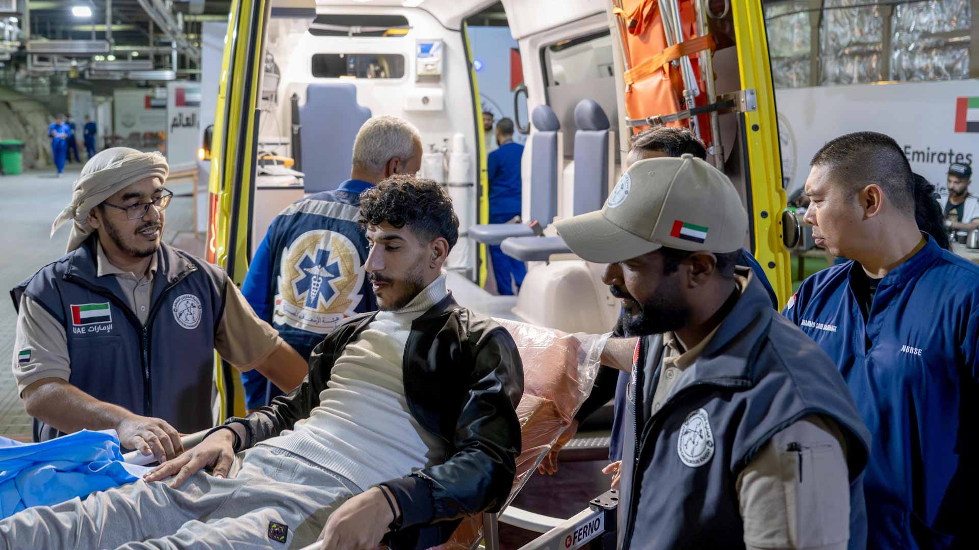 UAE Floating Hospital in Al Arish receives new cases 