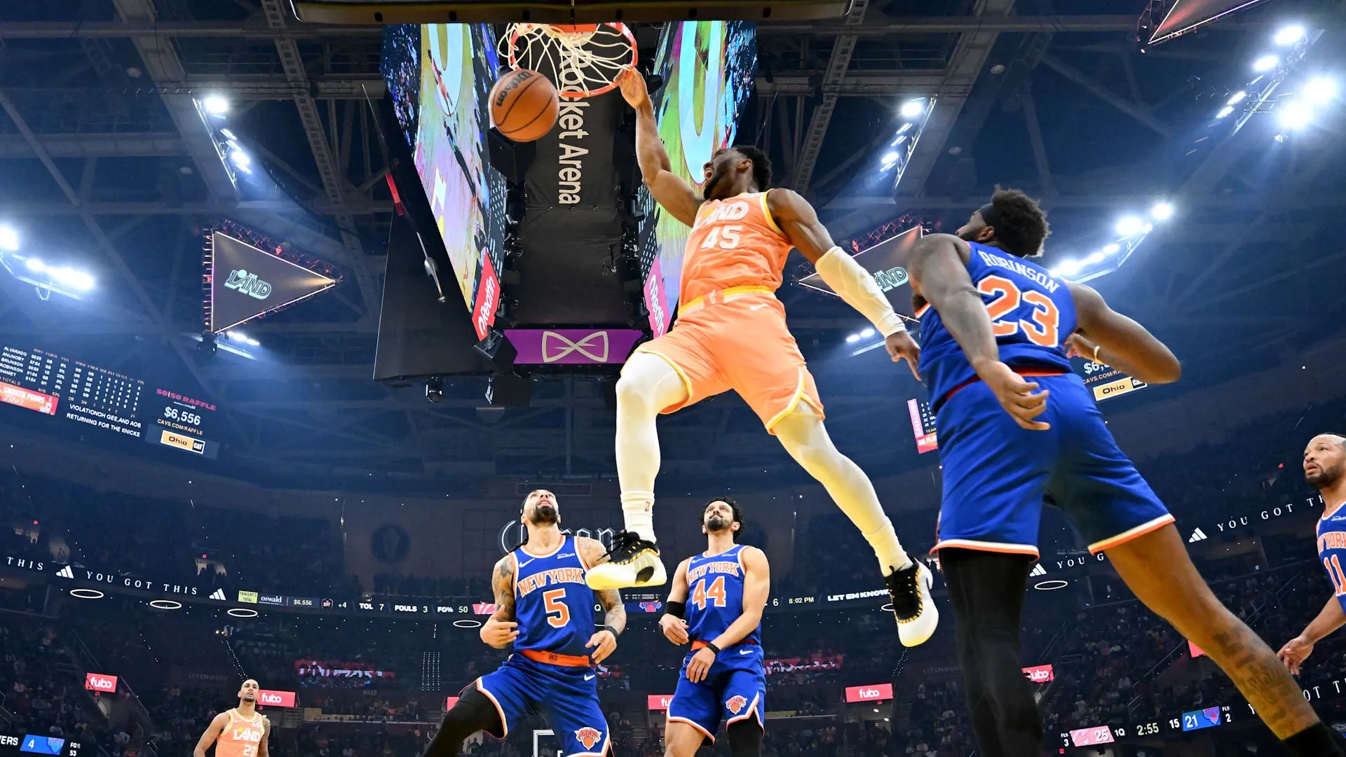 Cleveland Cavaliers cruise past New York Knicks 