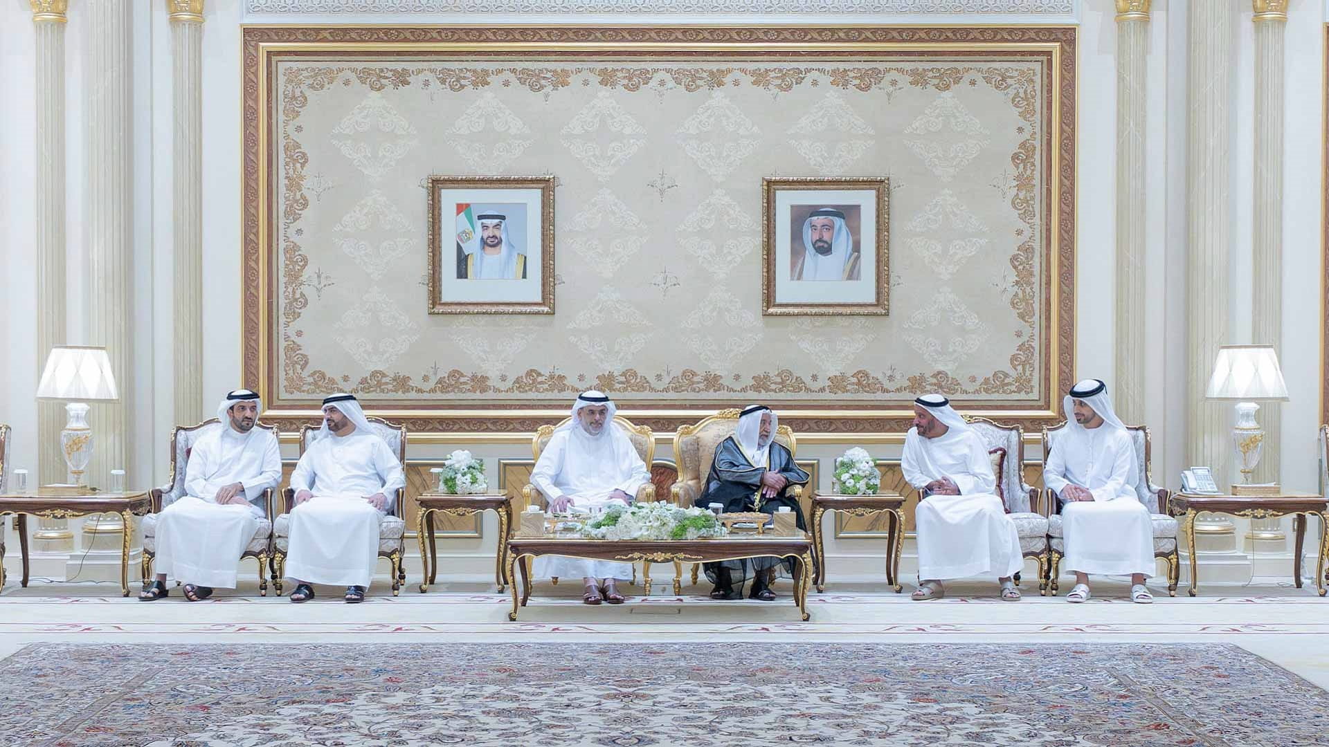 Image for the title: Sharjah Ruler exchanges greetings with Ramadan well-wishers 