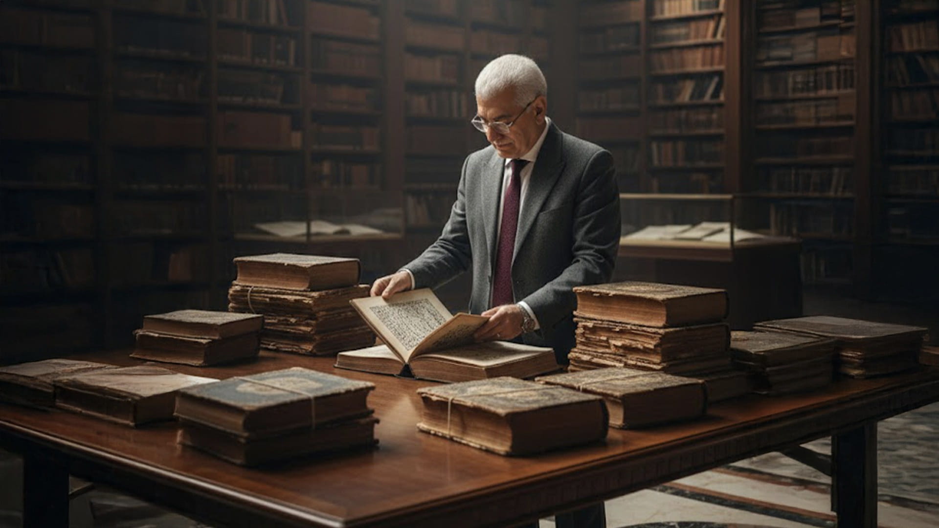 كتاب نادر لنابليون يُزين دار المخطوطات الإسلامية بالشارقة  