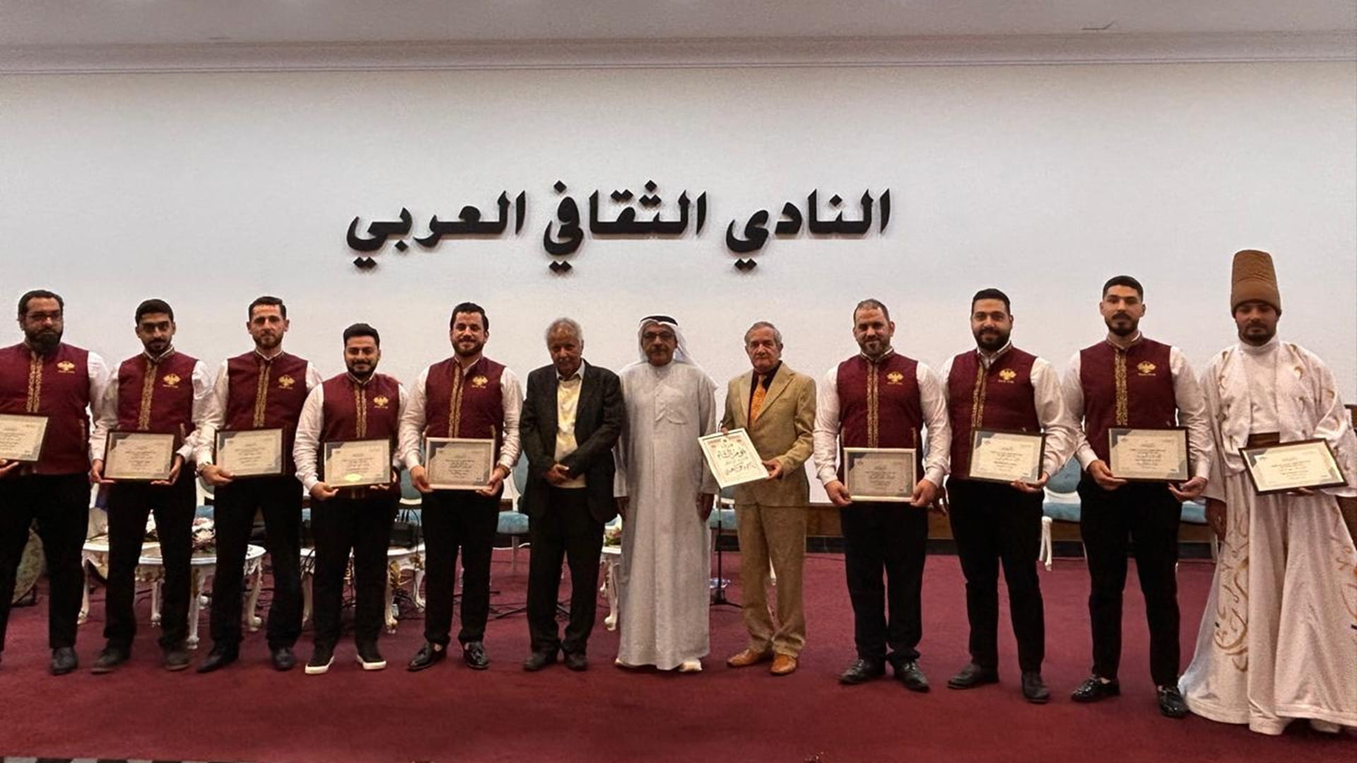 صورة بعنوان: النادي الثقافي العربي ينظم أمسية إنشادية بعنوان "مقامات السكينة" 