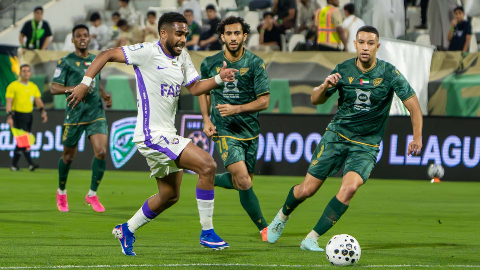 العين يفوز على خورفكان في دوري أدنوك للمحترفين