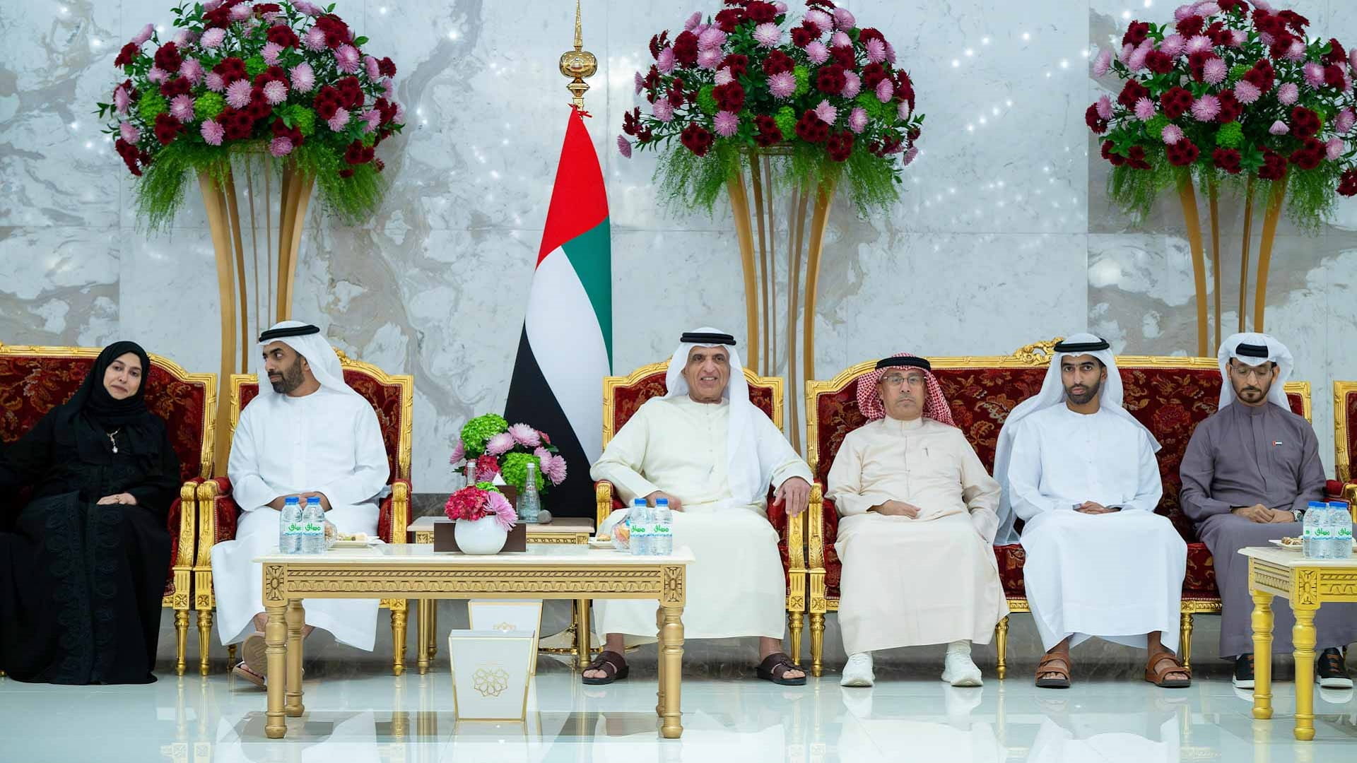 سعود بن صقر يواصل استقبال المهنئين بشهر رمضان المبارك 