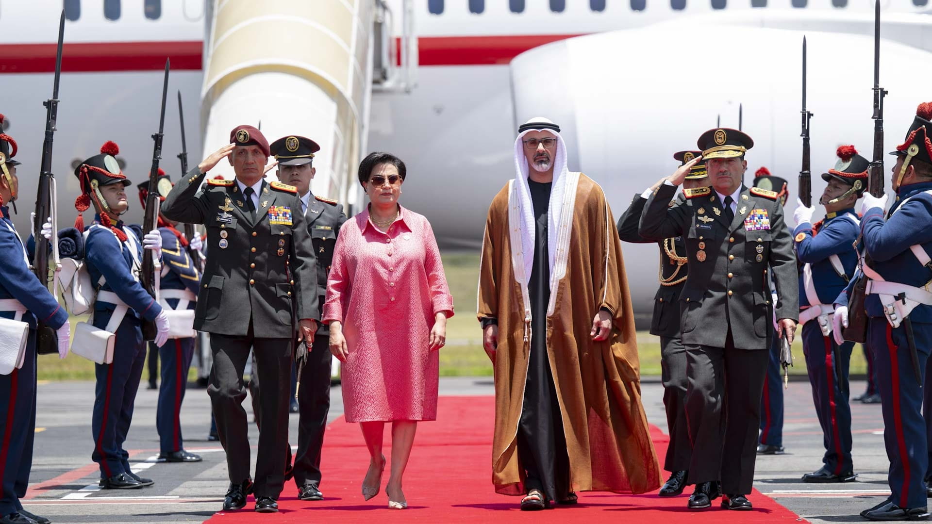 Abu Dhabi Crown Prince arrives in Ecuador on official visit