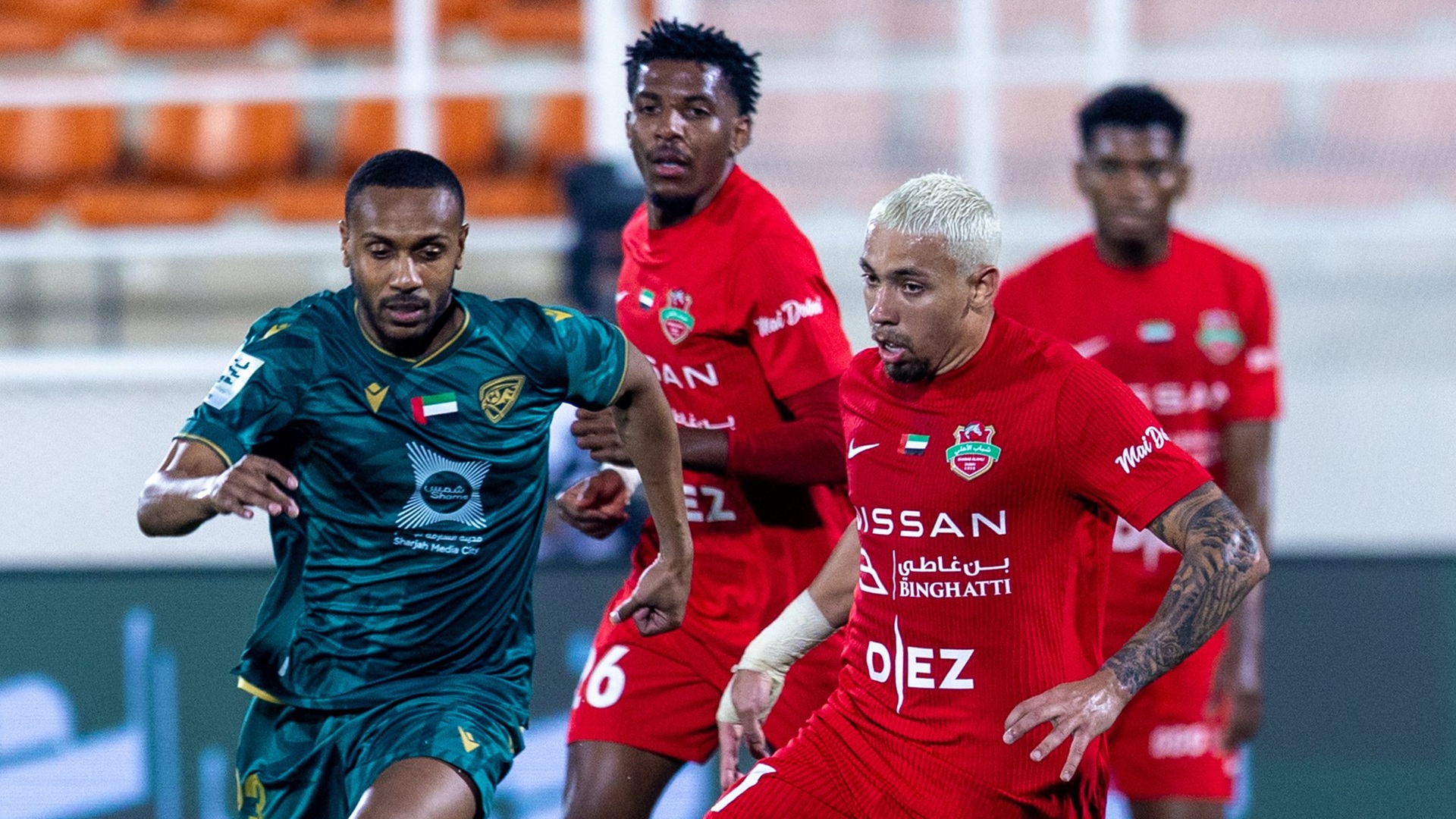 صورة بعنوان: شباب الأهلي يتأهل إلى نصف النهائي كأس رئيس الدولة 