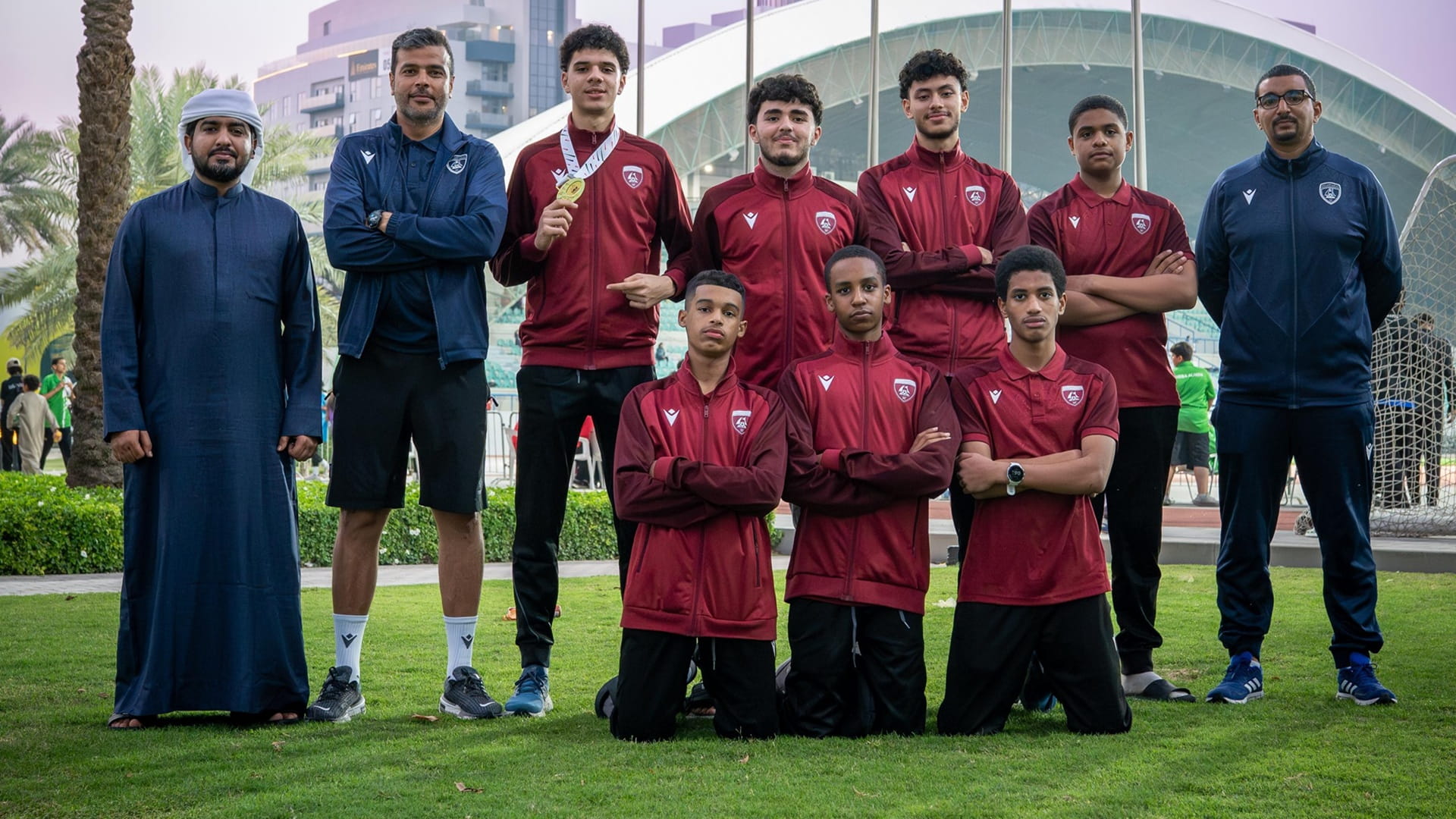 صورة بعنوان: نادي الحمرية يحصد ذهبية وفضيتين في كأس الاتحاد لألعاب القوى 