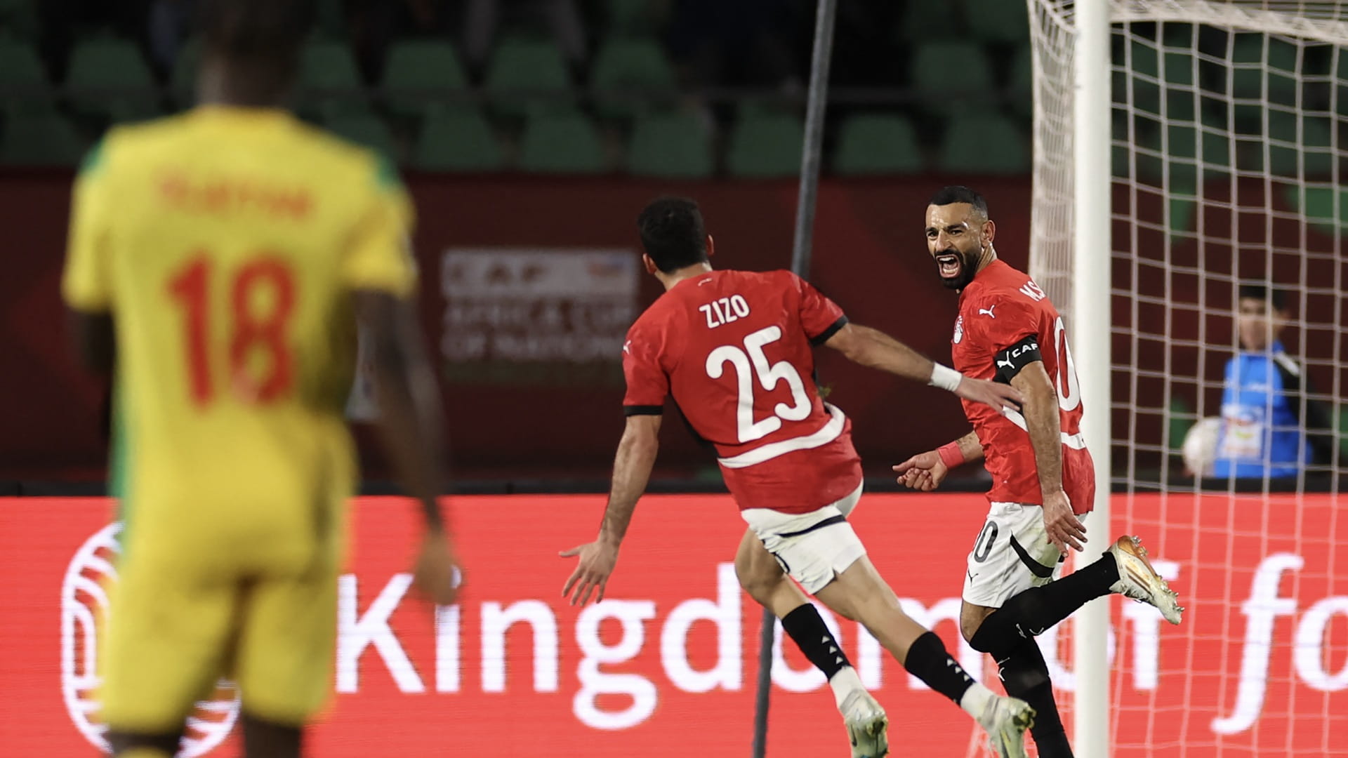 صورة بعنوان: منتخب مصر يتأهل إلى ربع نهائي أمم أفريقيا بعد الفوز على نظيره بنين 