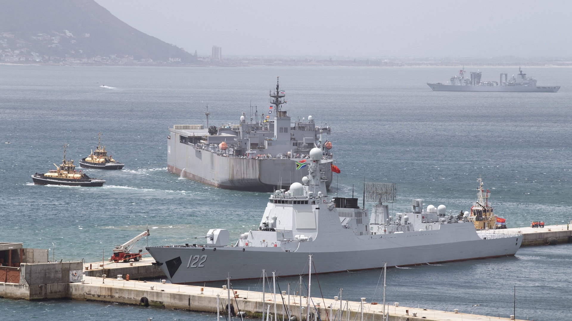Chinese, Iranian warships in South Africa for exercises 